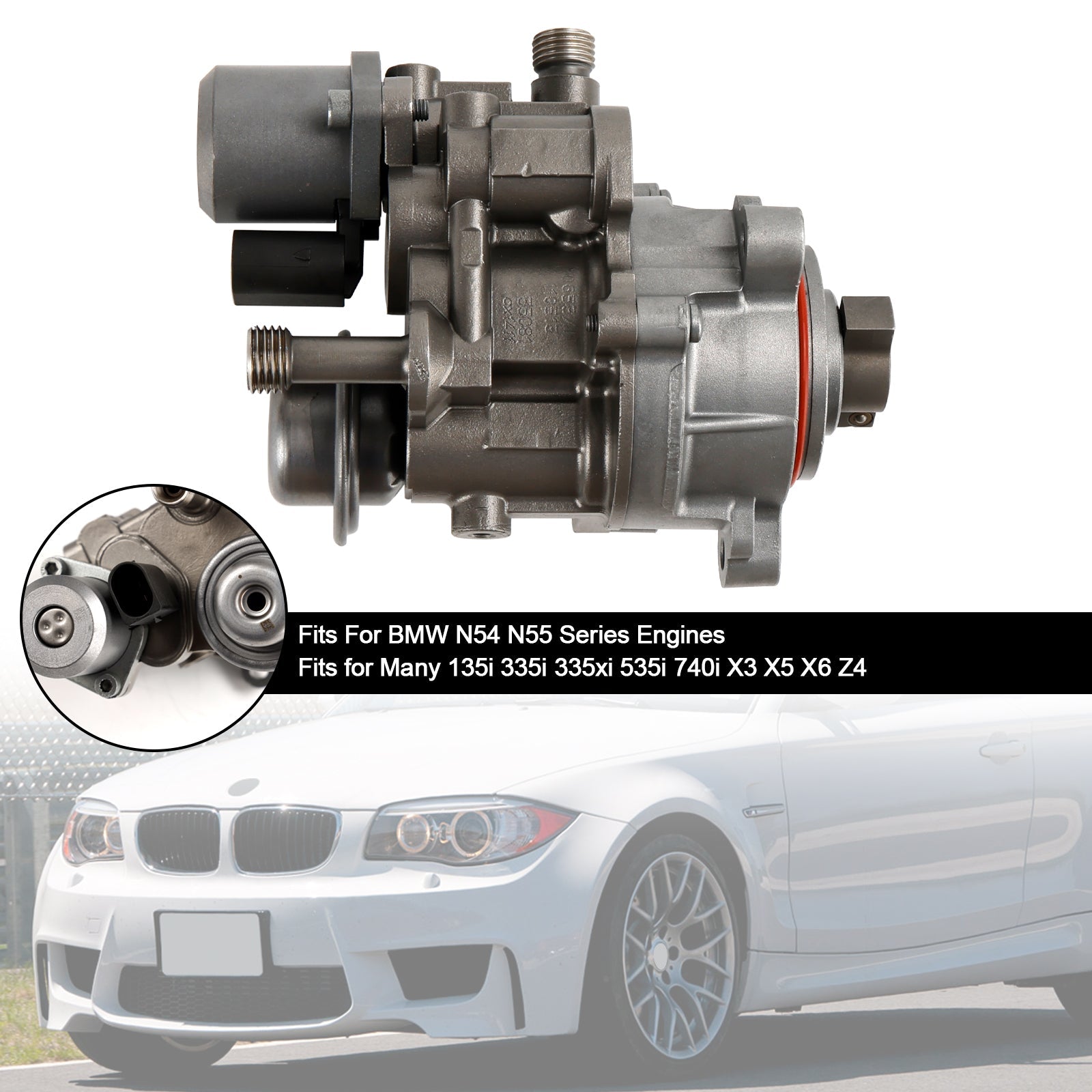 2011-2012 BMW 740i 740Li 535i GT xDrive X3 X5 xDrive35i Pompe à carburant haute pression 13517616170 13406014001