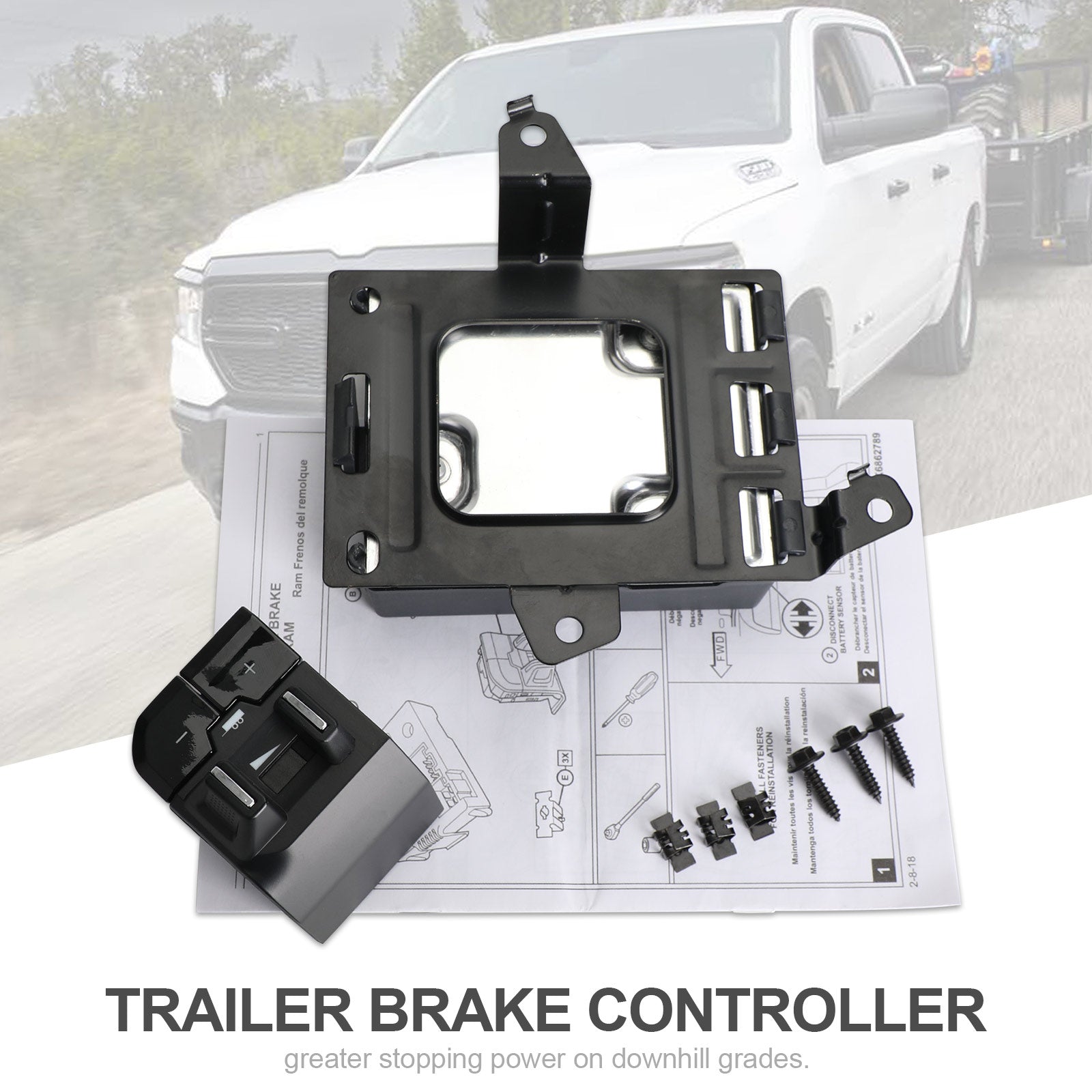 DT geïntegreerde trailerremcontroller 82215278AE voor Ram 1500 2019-2022 Generiek