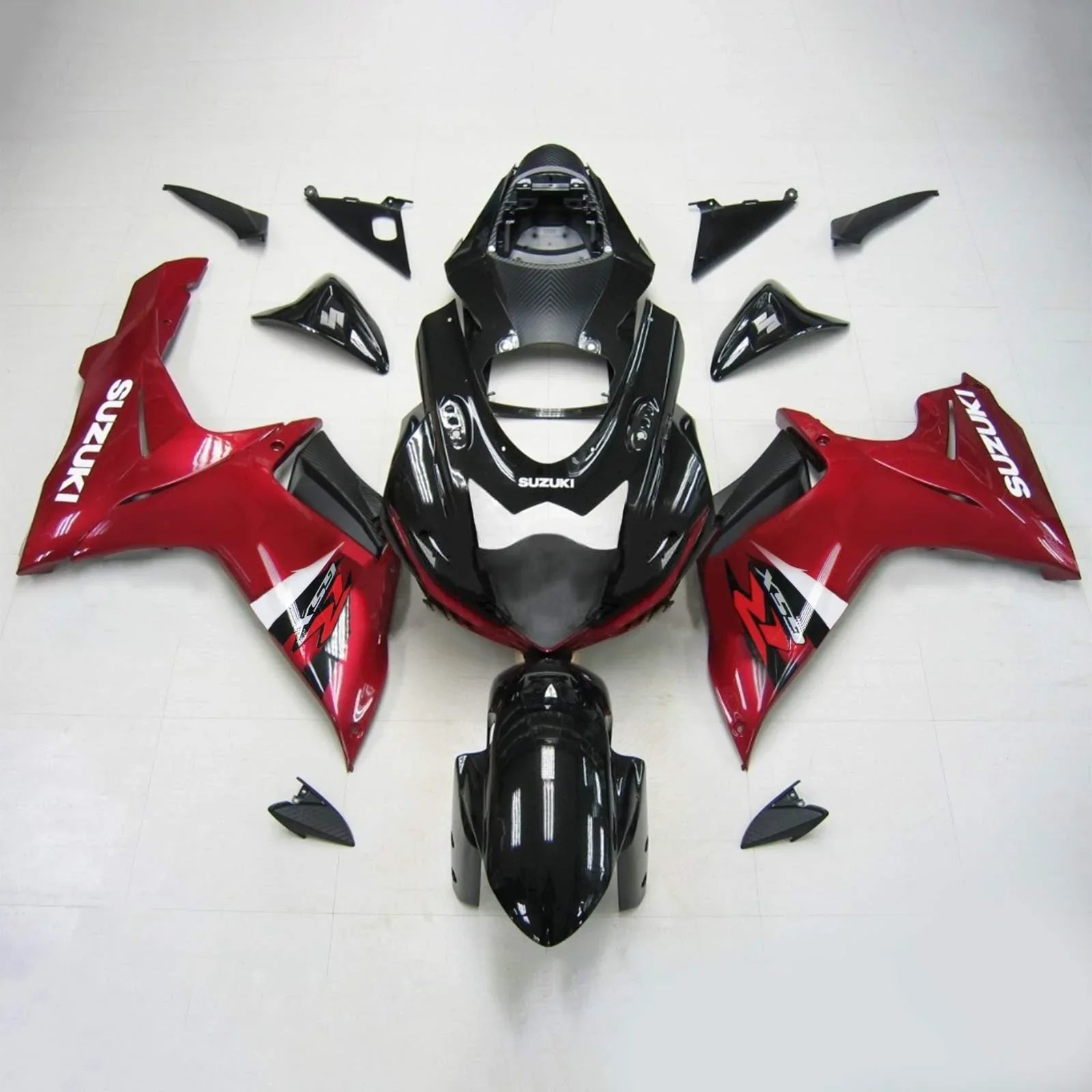 Amotopart Suzuki GSXR 600/750 2011-2021 K11 Carénage Kit Carrosserie Plastique ABS