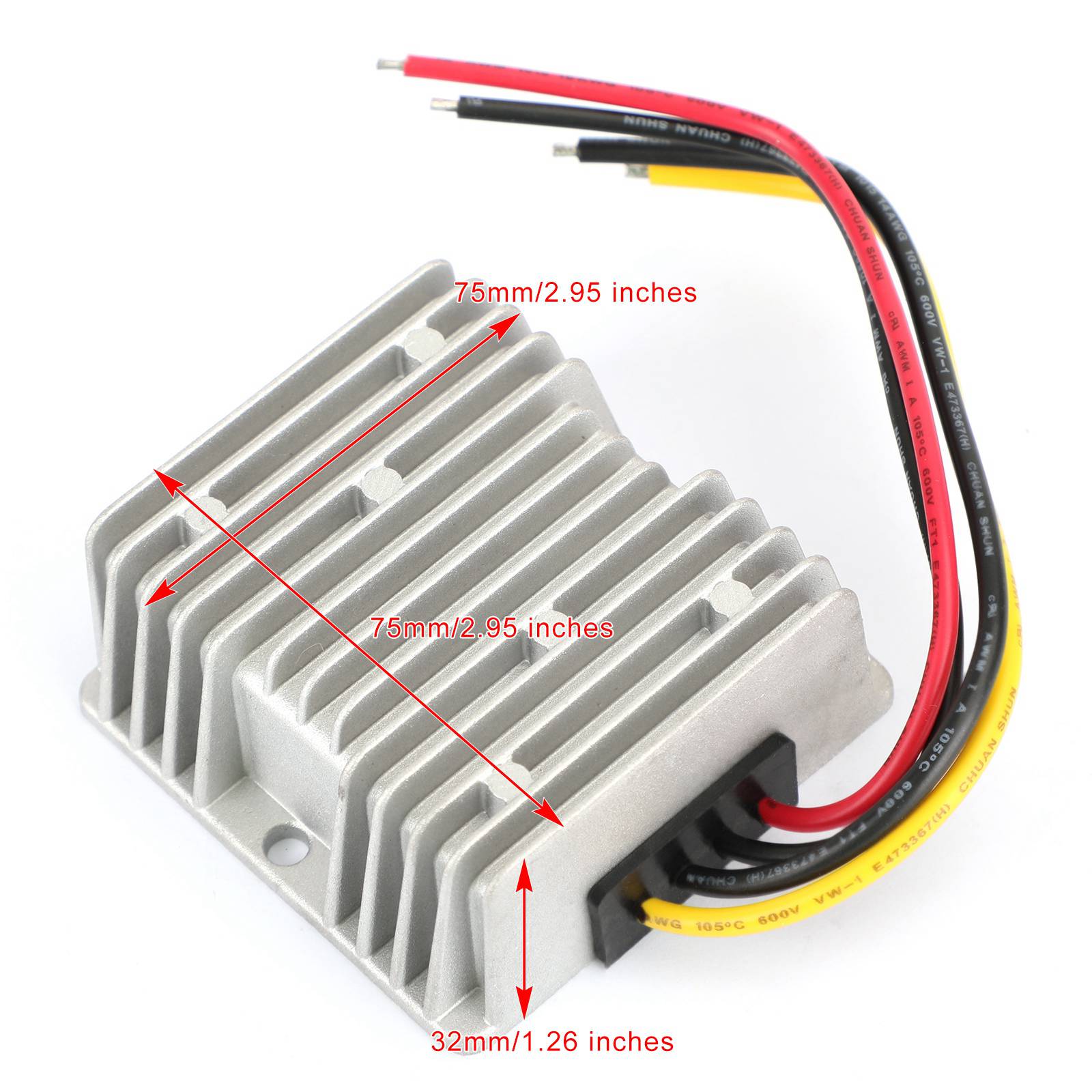 Étanche 24V à 12V 15A 180W Régulateur de convertisseur de puissance CC/CC abaisseur