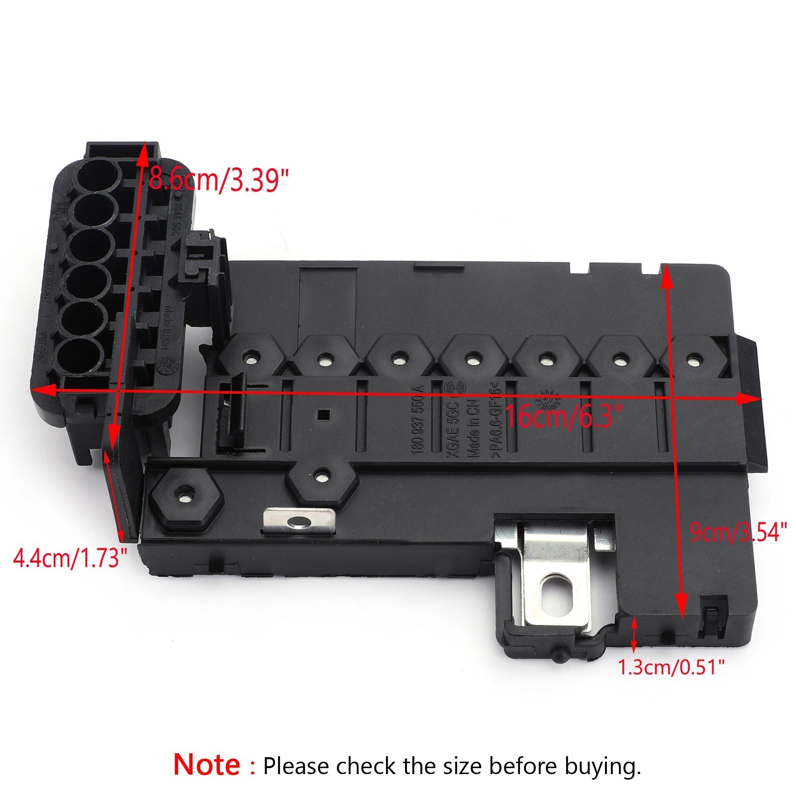 Support de douille de boîte à fusibles de batterie 6R0937548C 6R0937548F pour Lavida Bora Polo Skoda générique