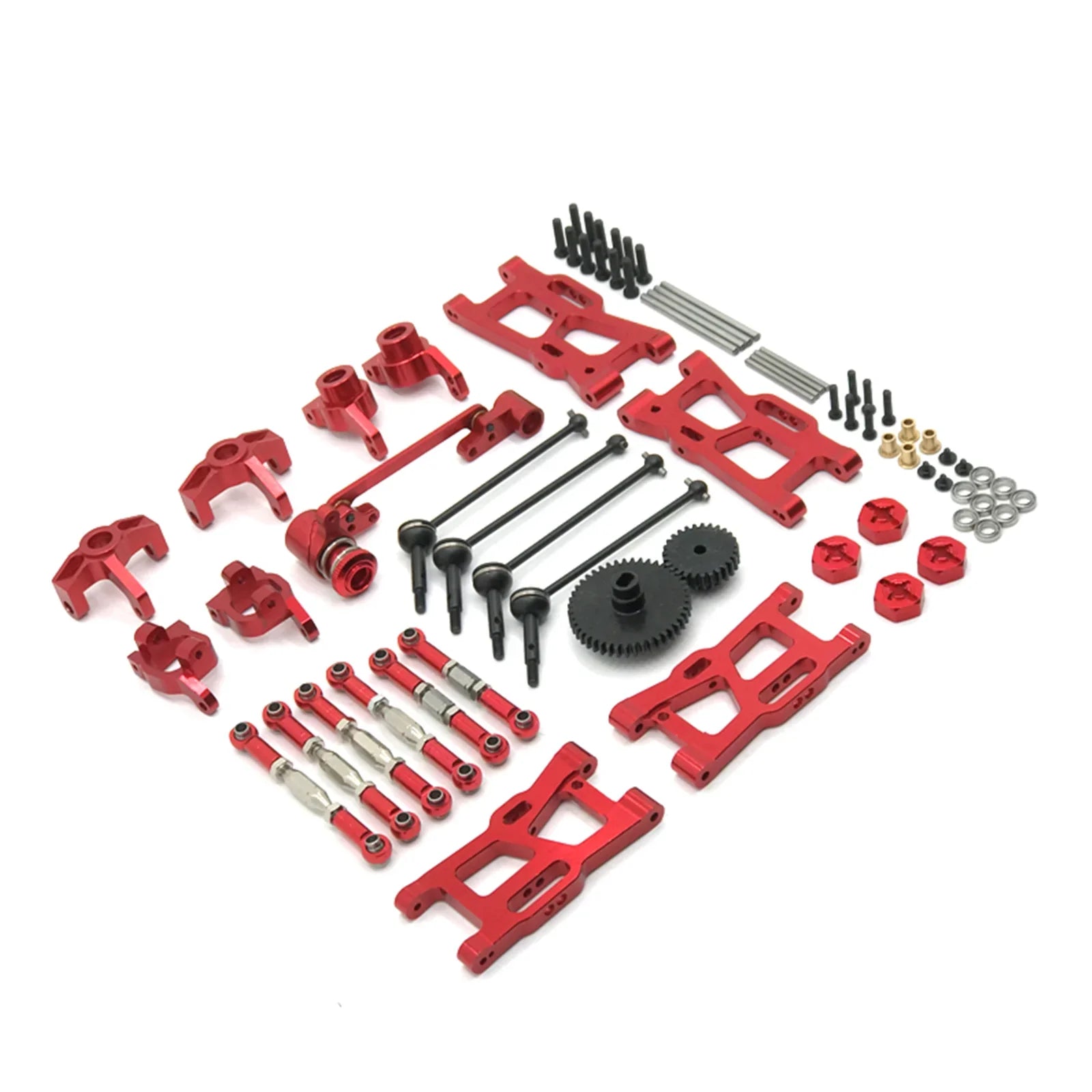 Kits de mise à niveau en métal 1/12 1/14 RC pour Wltoys 144001 144002 124016 124017 124018