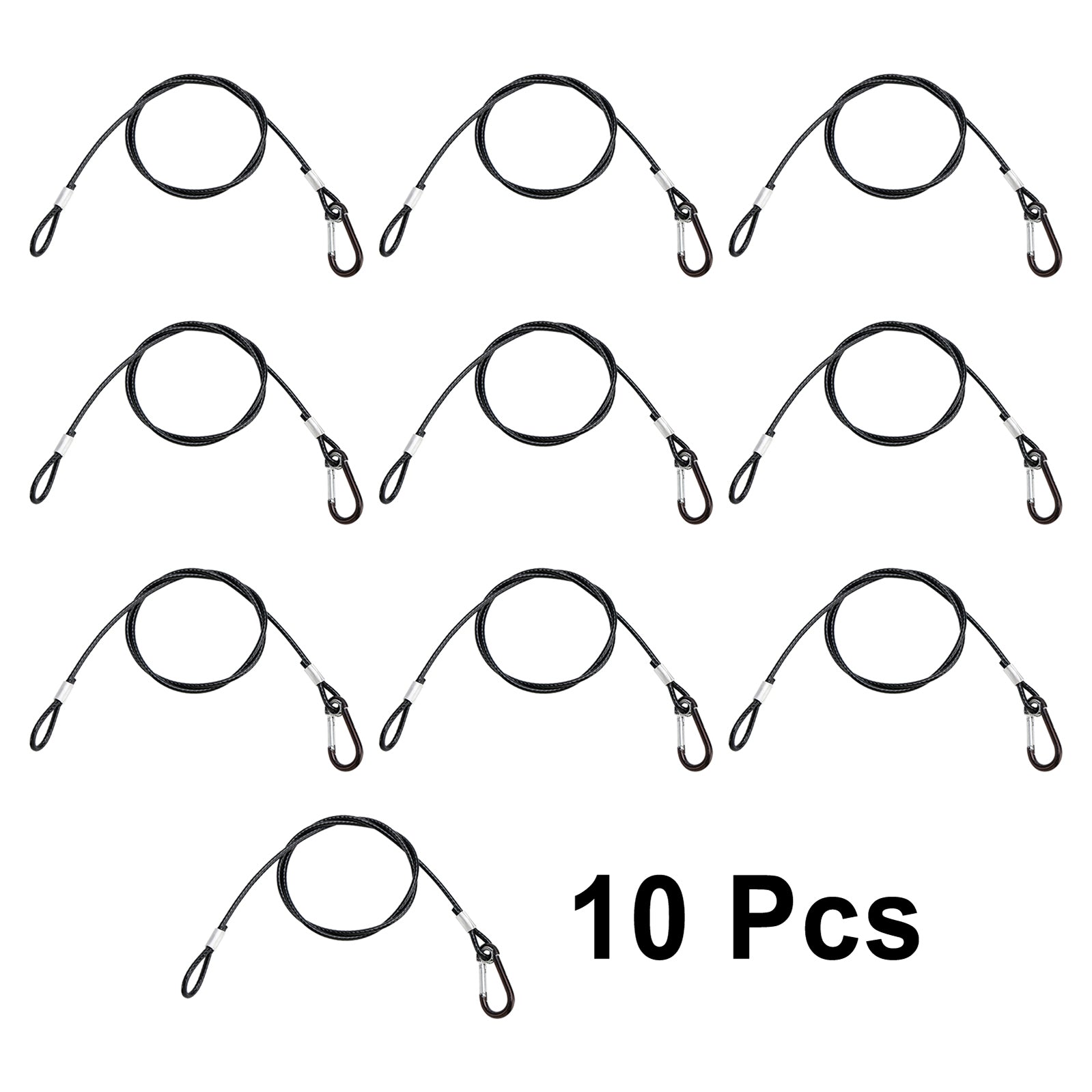 1/5/10 pièces câble de sécurité de sécurité de fil d'acier épais de 4 MM pour la lumière de faisceau de bride d'étape