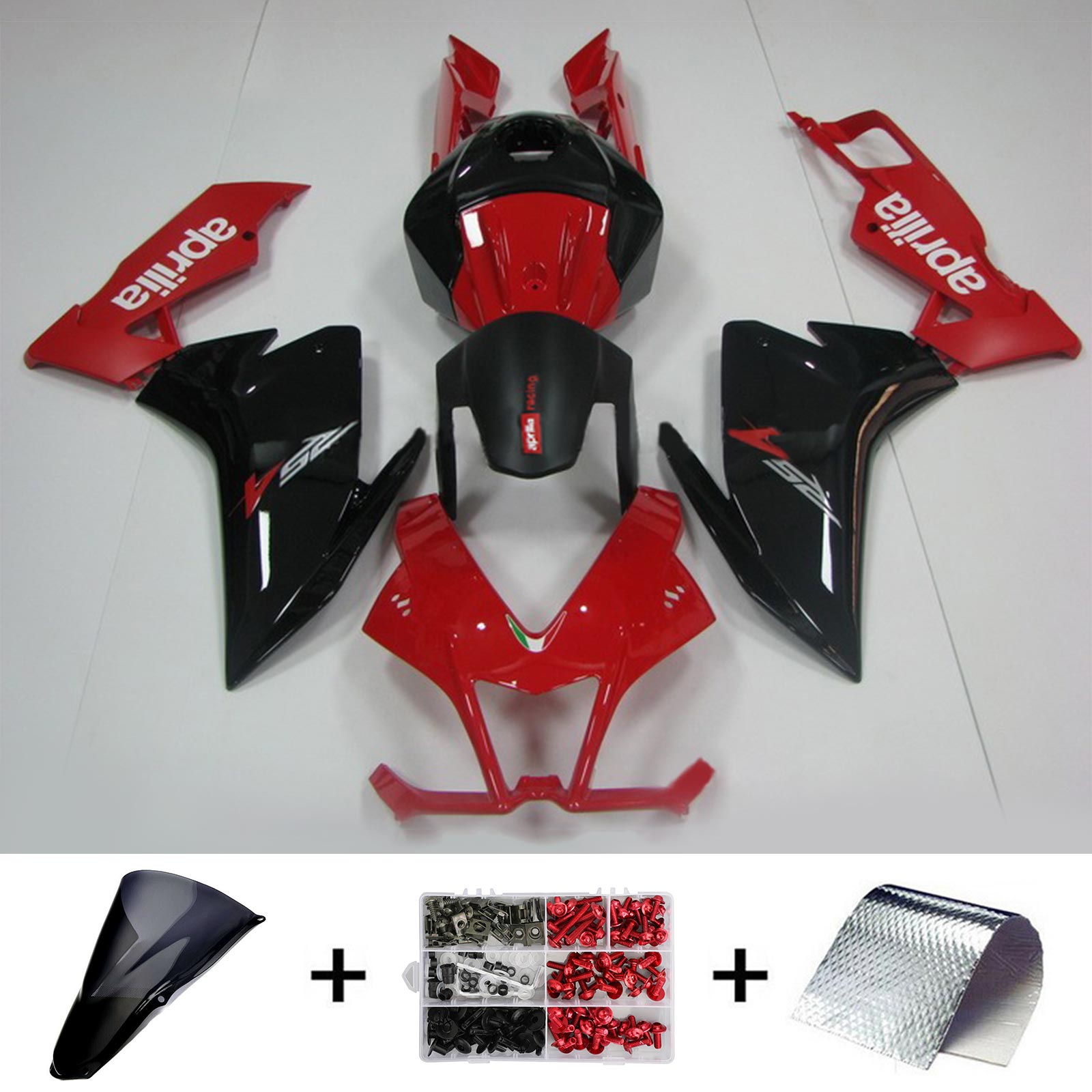 Amotopart Aprilia RS4 RS125 RS50 2012-2016 Kit de carénage Carrosserie