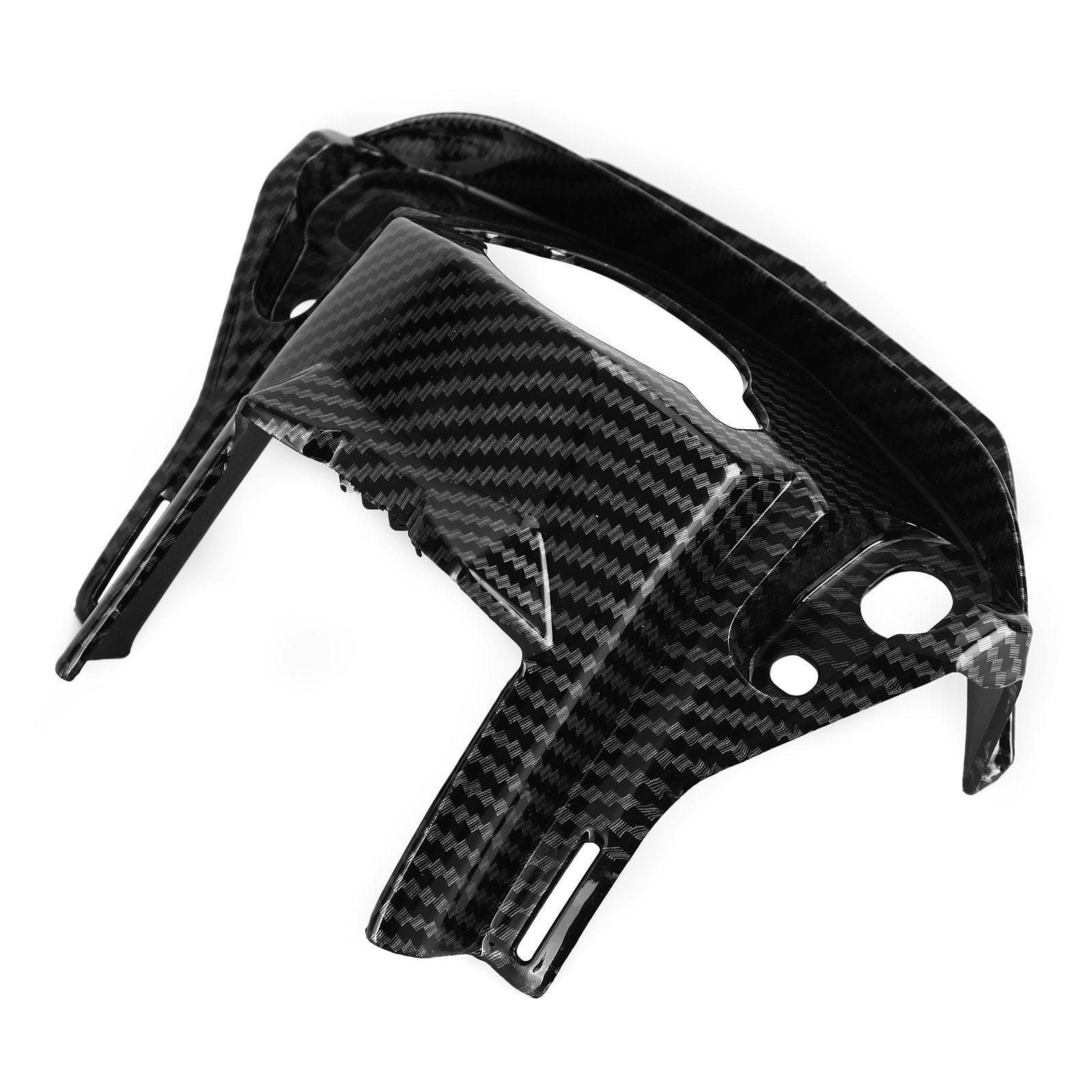 Embellecedor de capó de cerradura de llave delantera de carbono para Honda CB650R CBR650R 2019-2021 genérico