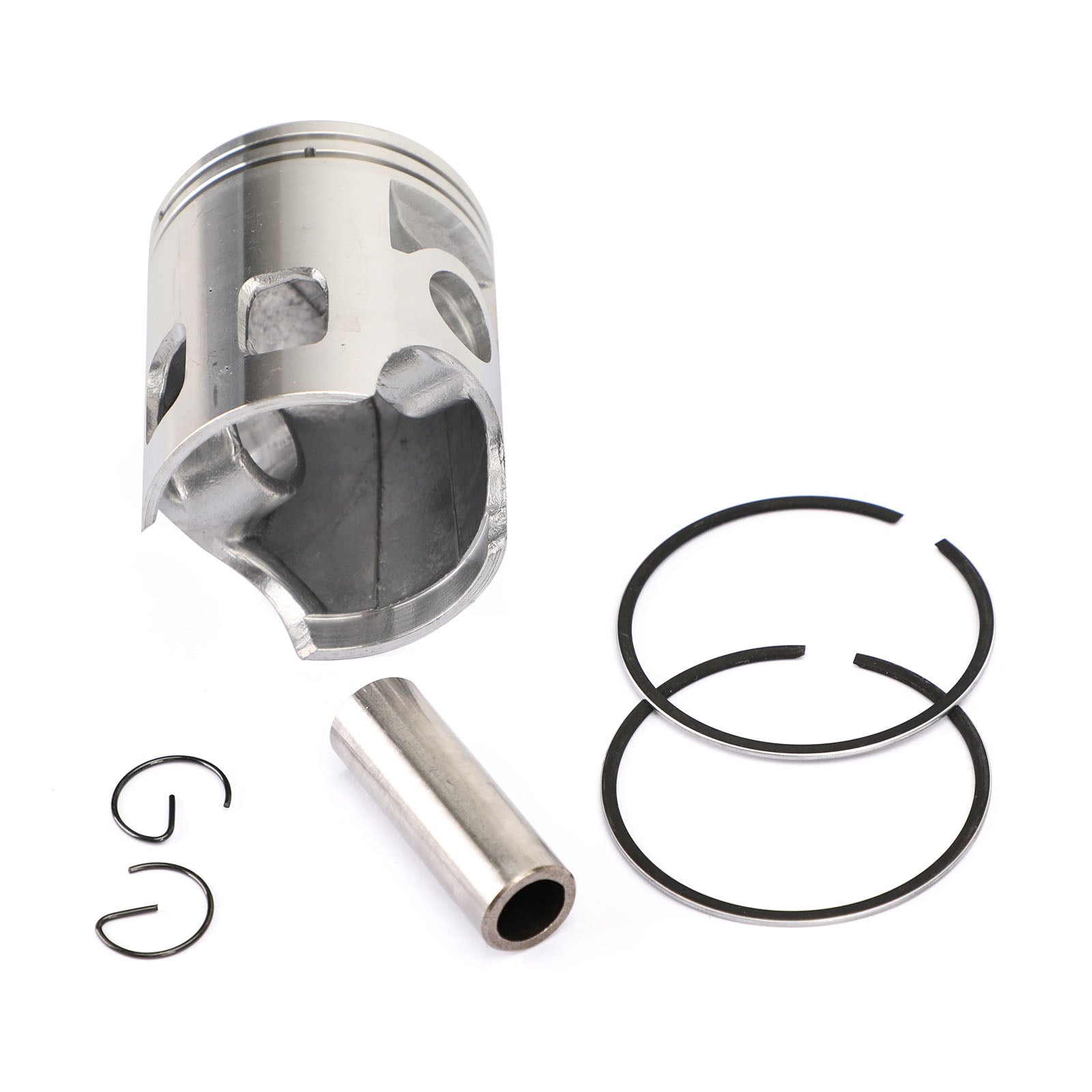 Jeu de segments d'axe de piston STD/+.25/+.50 alésage adapté pour Yamaha DT125 MX 1986-1991 DT 125 E/F/G/H 1978-1981 générique