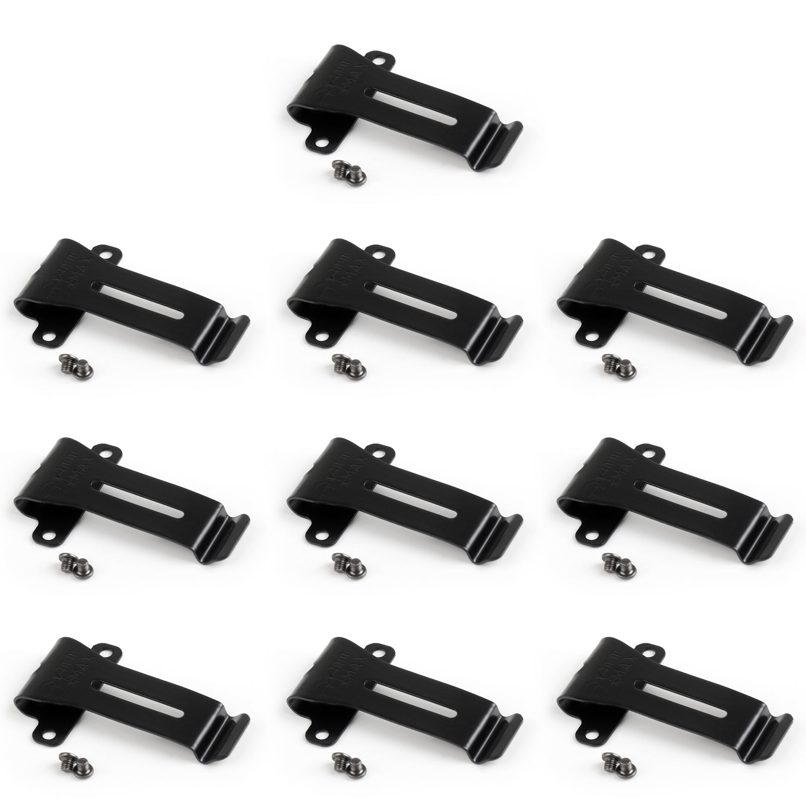 10x clip de ceinture en métal pour Kenwood TK-208 TK-308 TH-22AT TH-42AT BF-888S/666s/777S