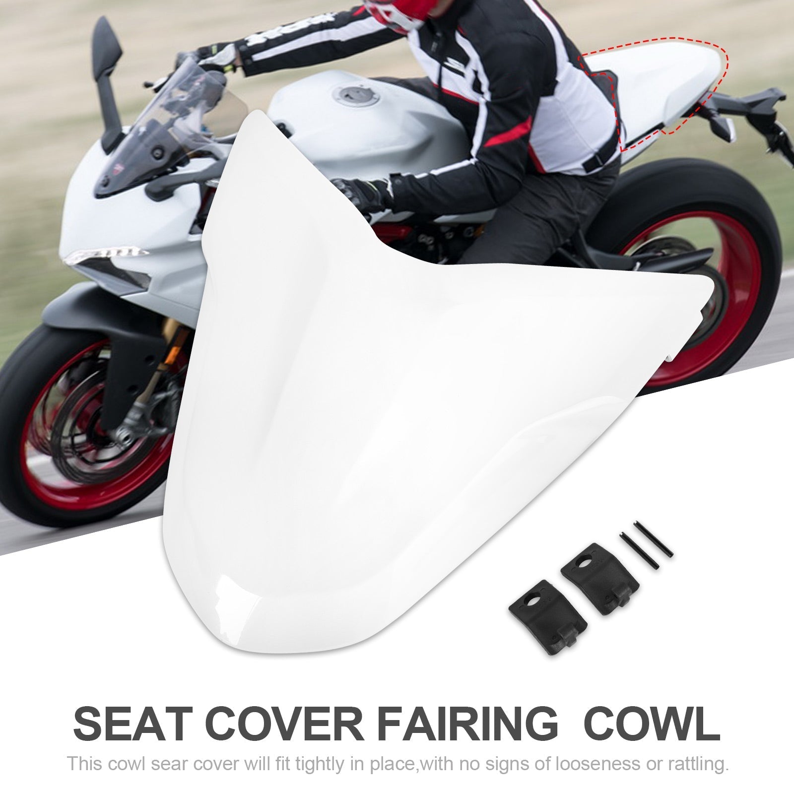 Capot de carénage de couverture de siège arrière de queue pour DUCATI Supersport 939 950 toute l&#39;année générique