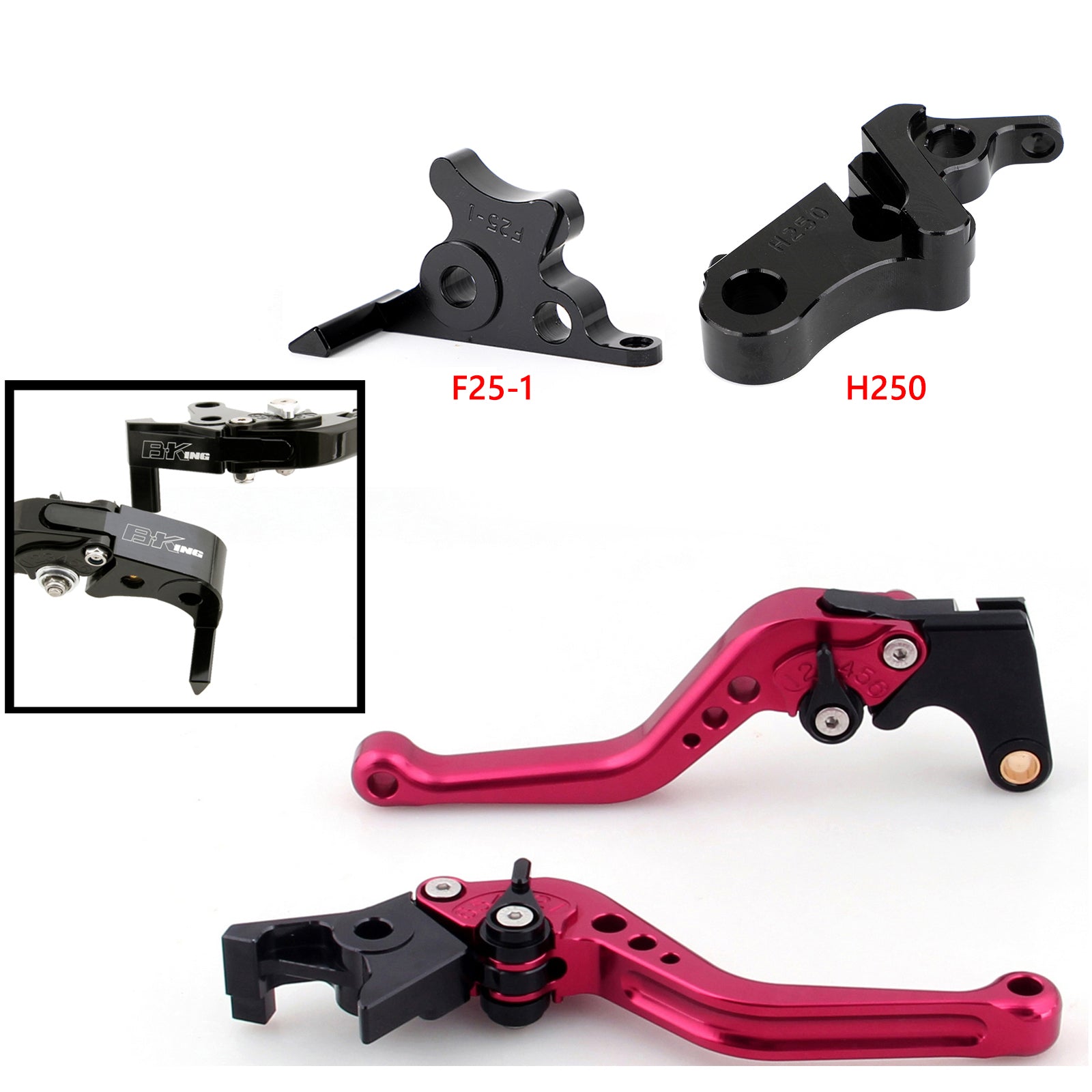 Levier de frein d'embrayage court pour Honda CBR500R/CB500F/X 19-21 CBR300R 19-21 générique