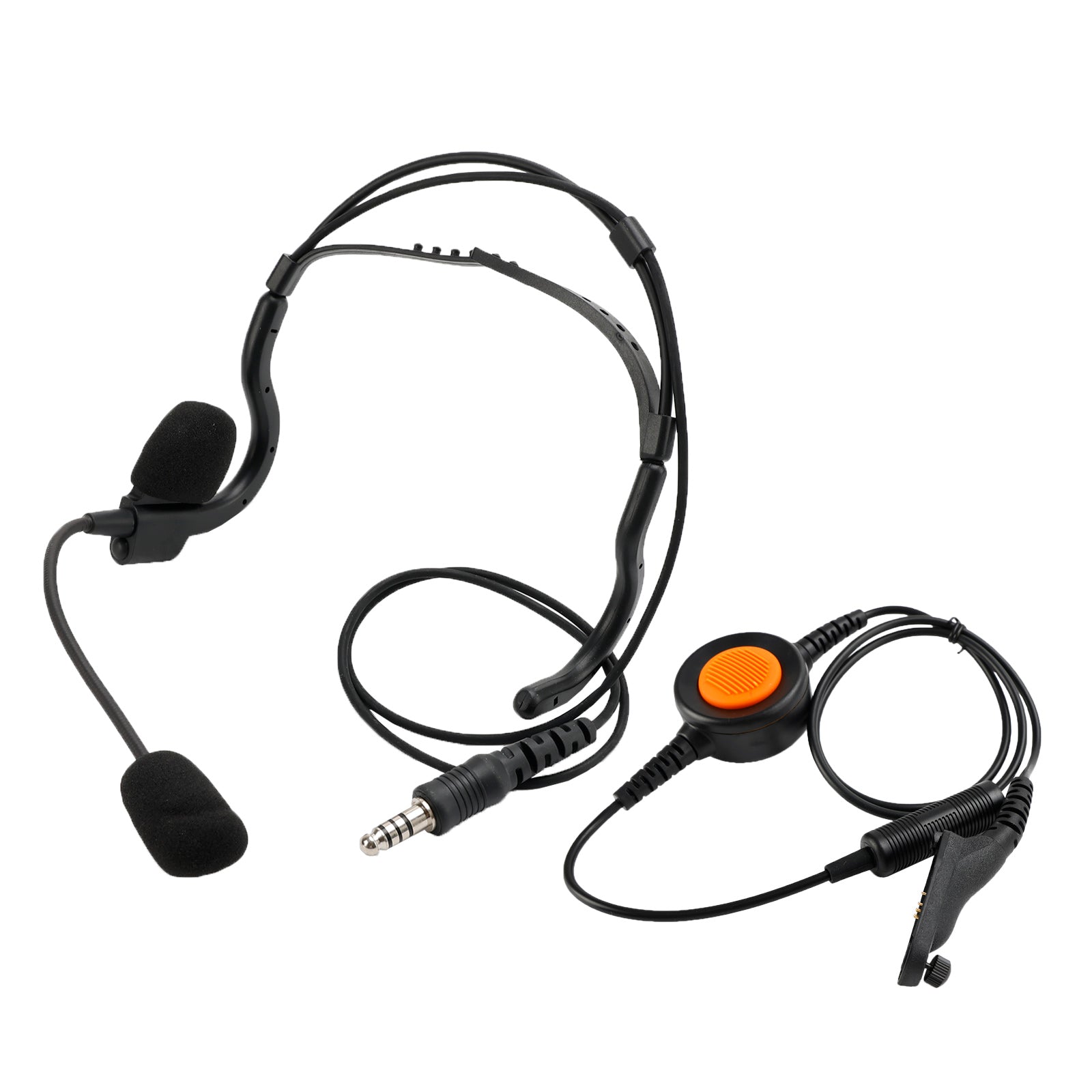 7.1-C8 Achteraan gemonteerde tactische headset met grote grip voor XPR6300 XPR6350 XPR6380 XPR6500