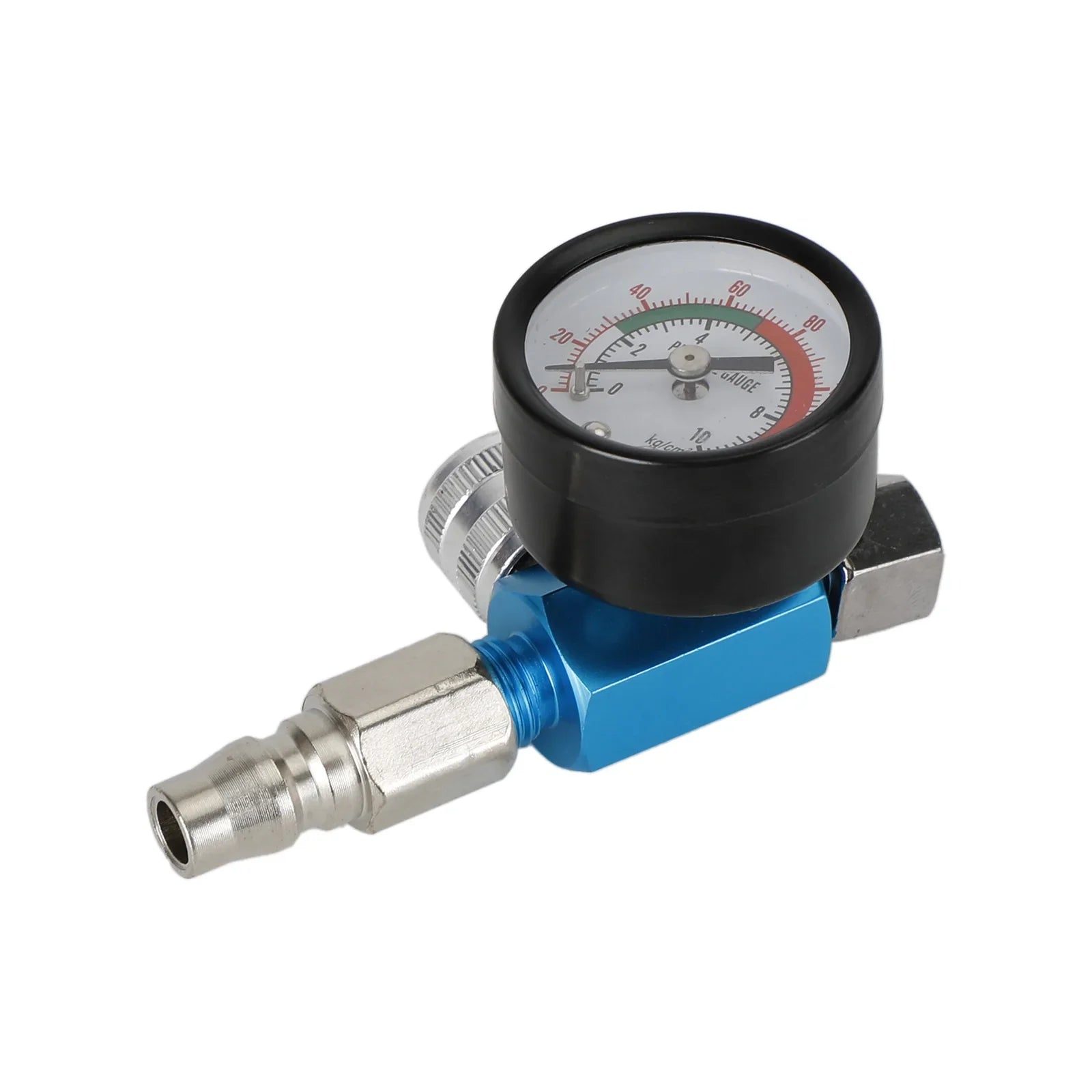 Outil de valve de régulateur d'air bleu Mini 1/4 "jauge de pressostat pour pistolet à peinture