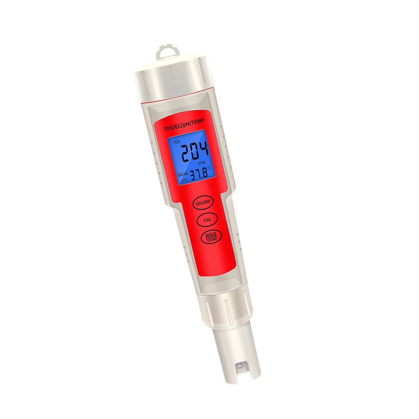 Tester per analisi della qualità dell'acqua con penna digitale 4In1 PH/TDS/EC/temperatura