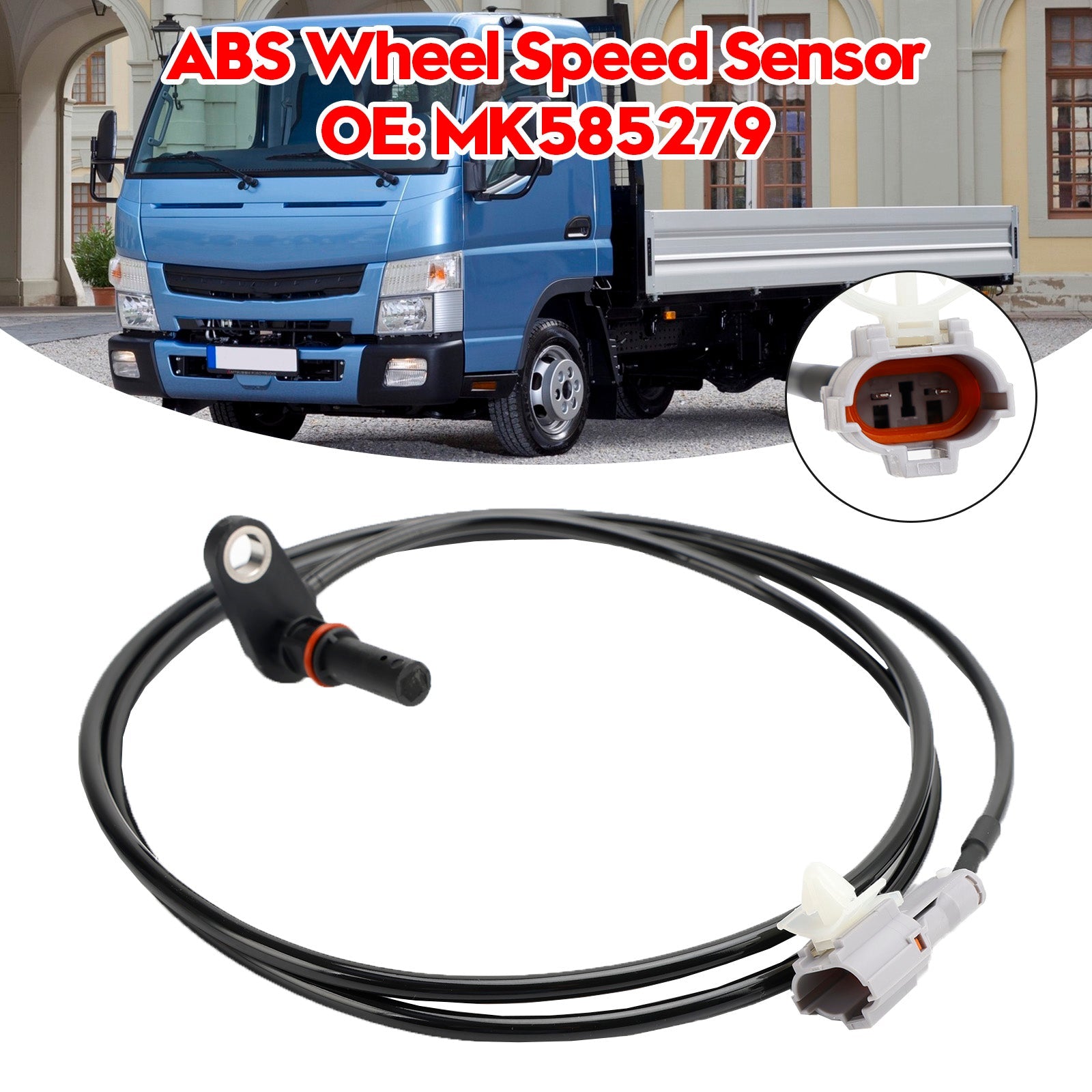 Mitsubishi Fuso Canter 3.0 MK585279 Sensor de velocidad de rueda ABS trasero izquierdo