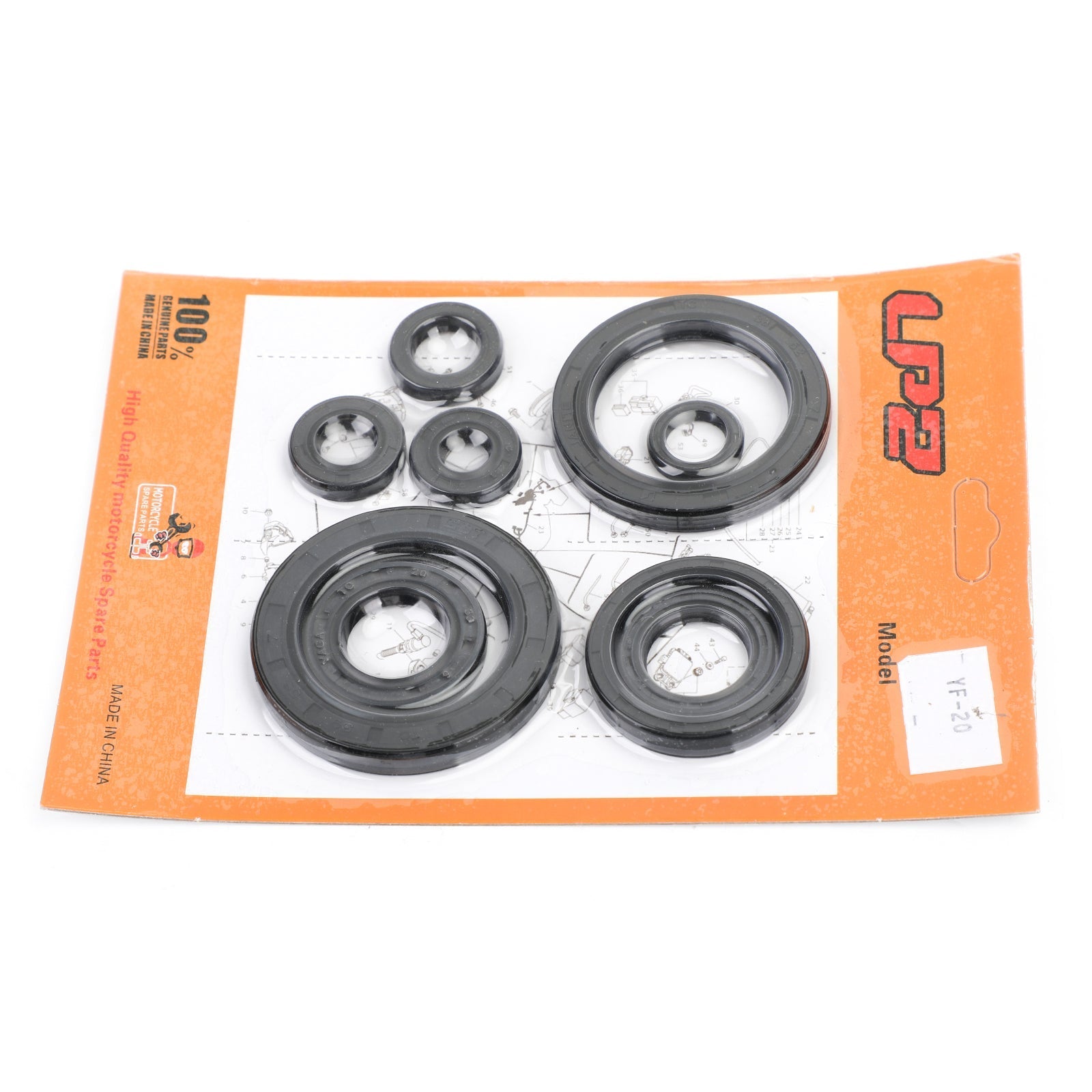 Kit de joints d'huile moteur 9 pièces pour Honda CRF450X 2005-2009, 2012-2017 NOUVEAU générique