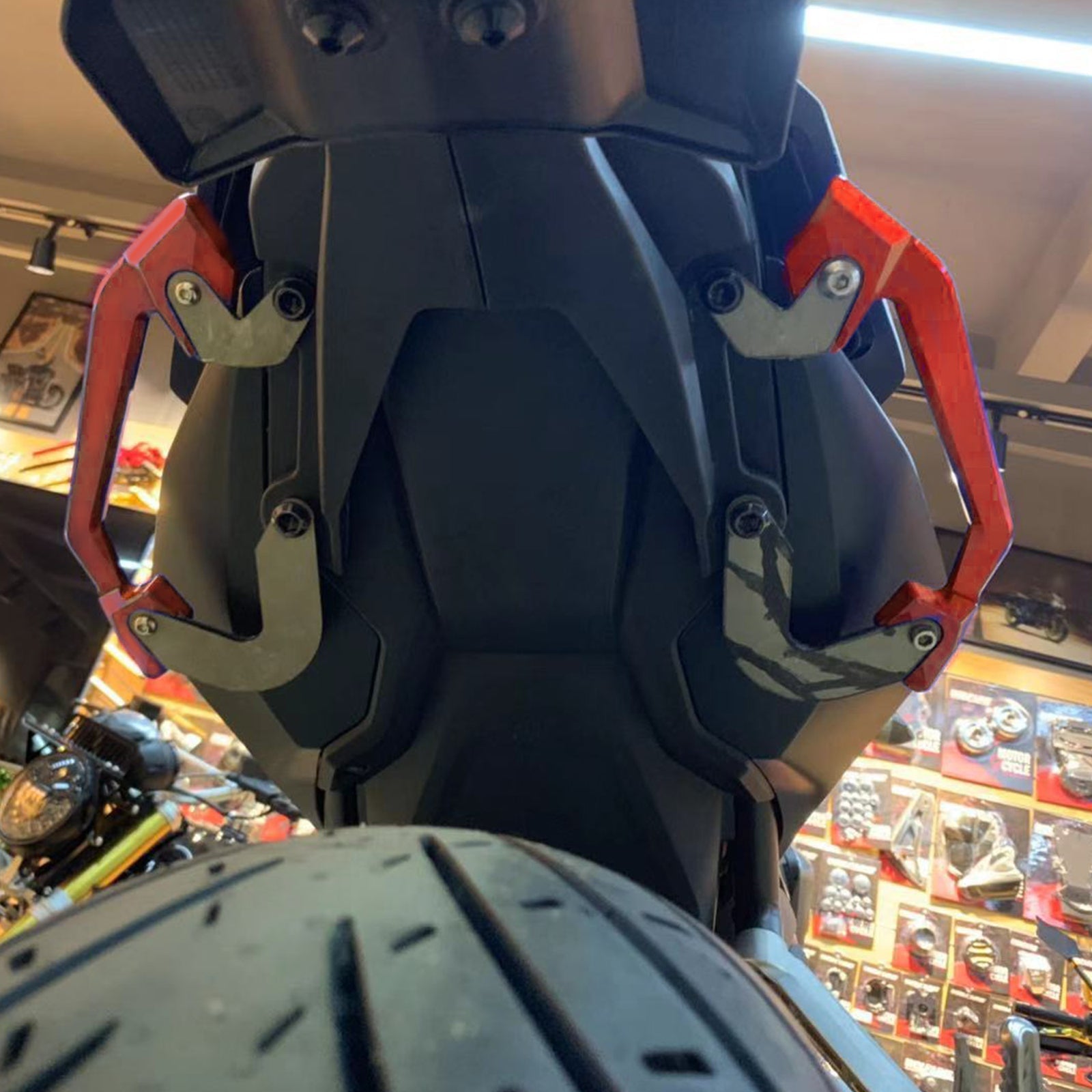 Soporte de mano para reposabrazos de pasajero trasero de motocicleta para Honda CB650R 2019-2020 genérico