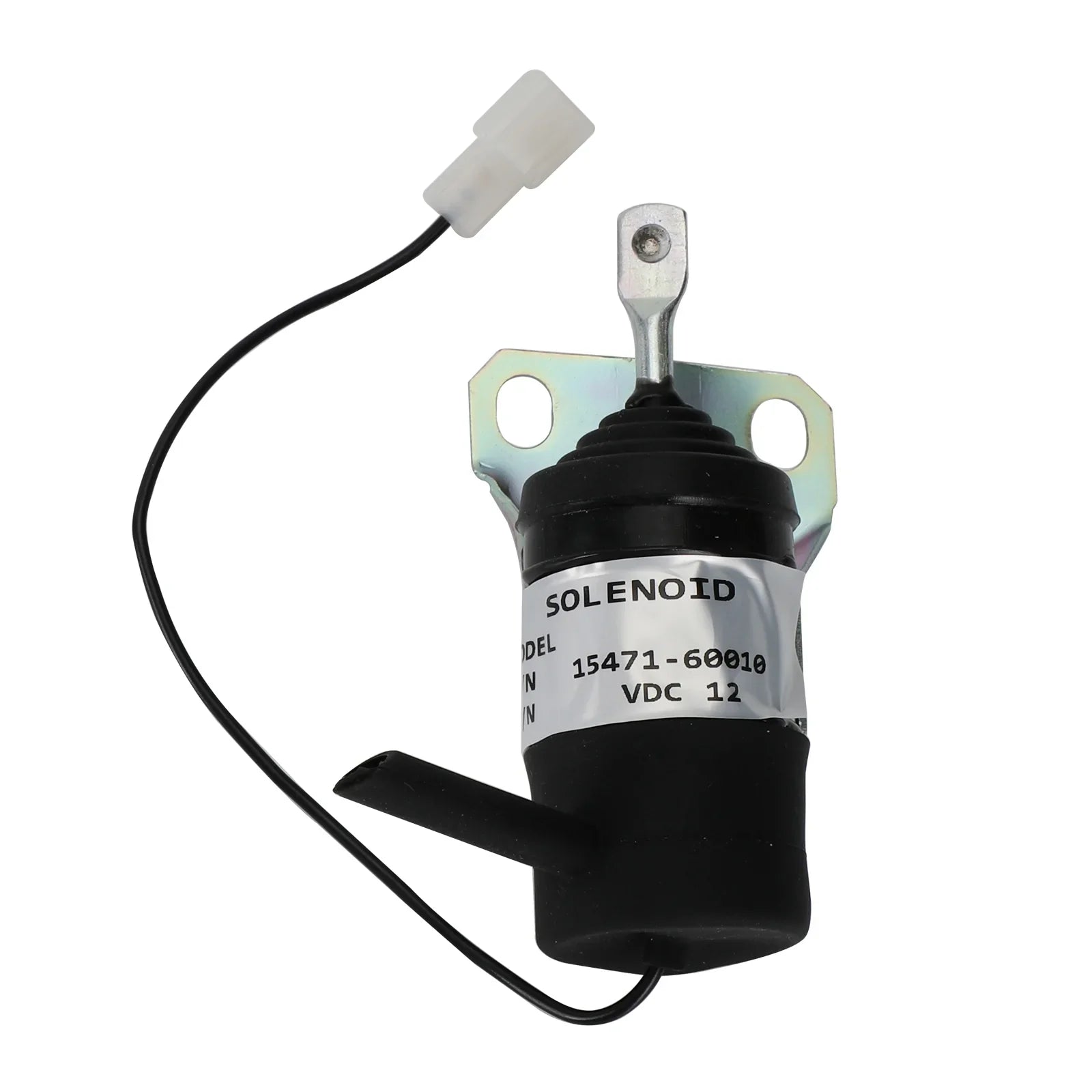 Convient pour Kubota 052600-1001 052600-1000 15471-60010 Solénoïde d'arrêt de carburant 12 V