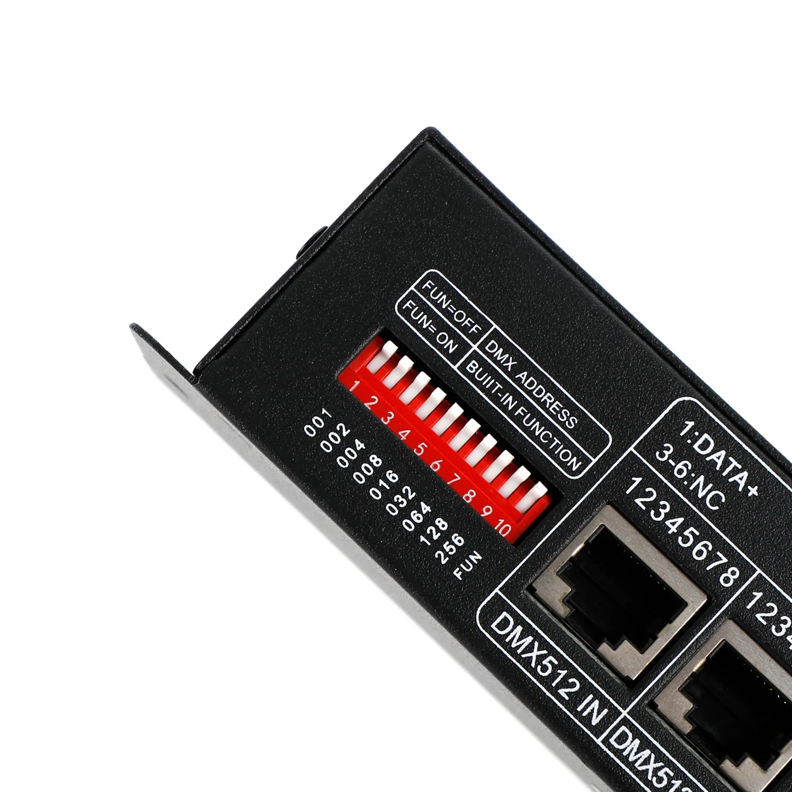 RGB krmilnik 3x8A LED dekoder s 3-kanalnim digitalnim zaslonom DMX512-3CH