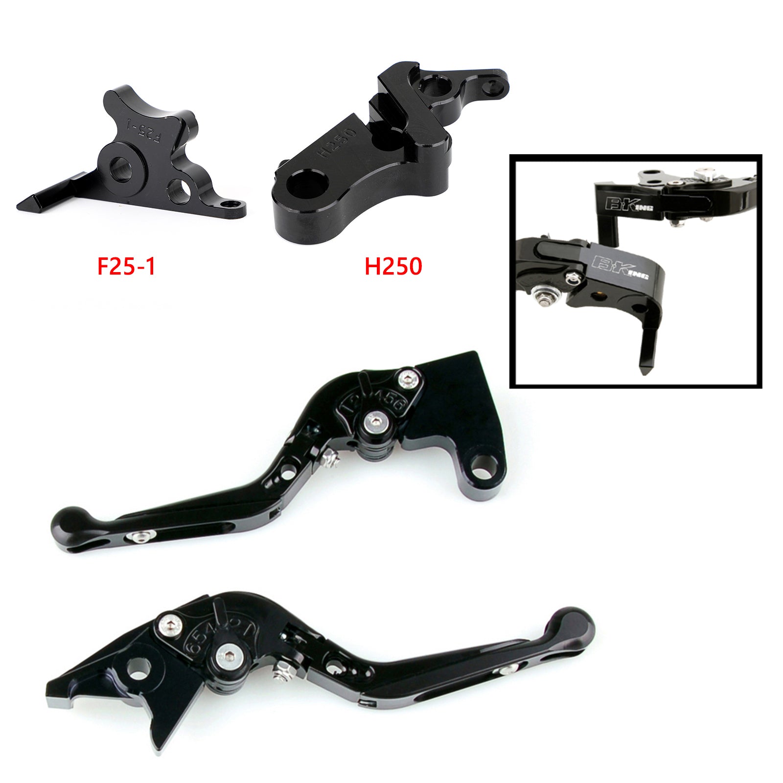 Leva freno frizione regolabile per Honda CBR500R/CB500F 19-21 CBR300R 19-21 Generico