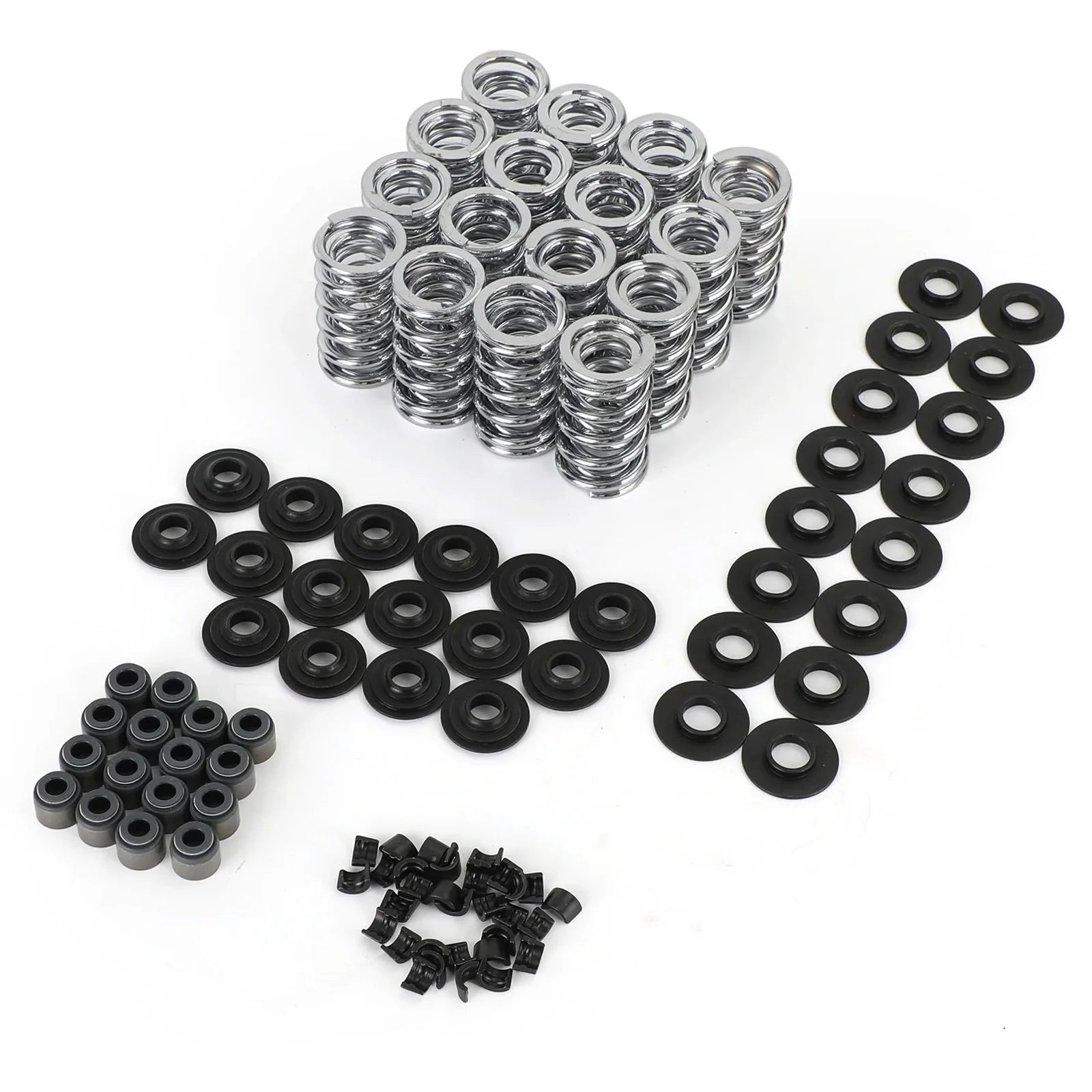 660" Dual Valve Spring Kit With Steel Retainers Pour LS Engines