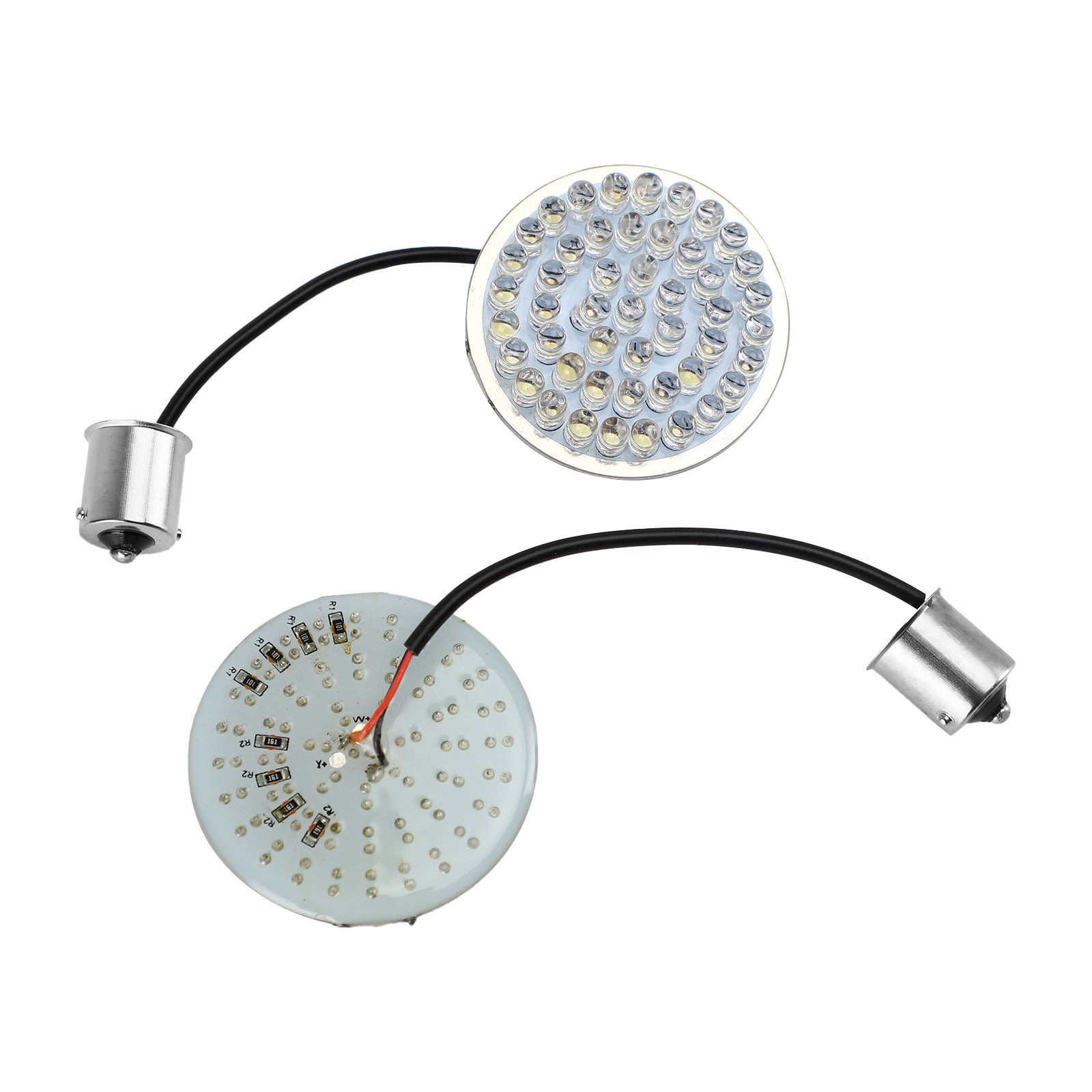 1156 Feux d'insertion de clignotants arrière à LED pour Dyna Touring Street Road Glide 883 Generic