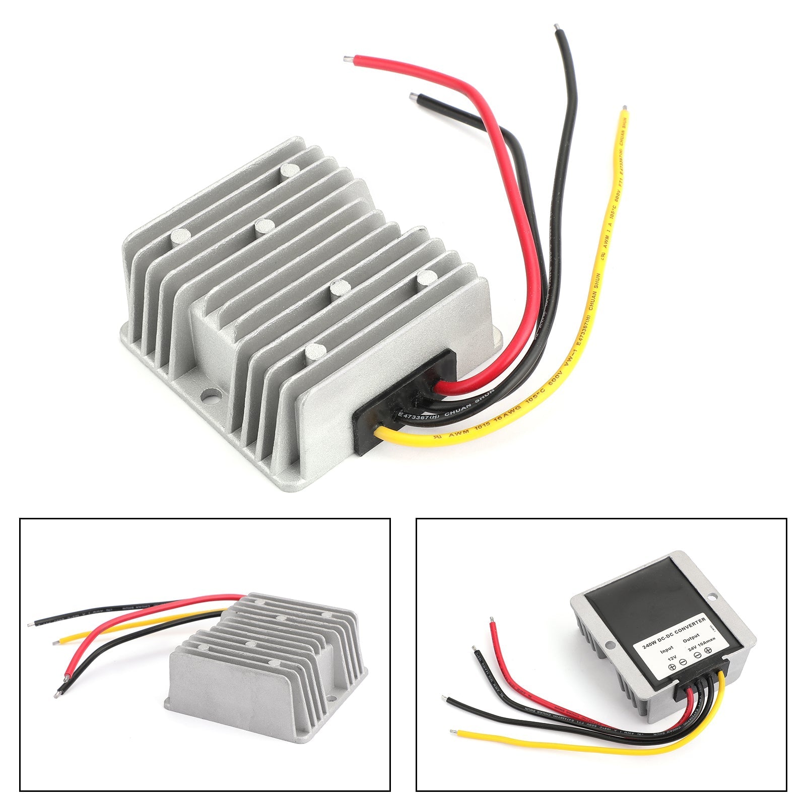 DC 12V à 24V Step Up DC Converter 10A Régulateur de tension Boost Module Stablizer