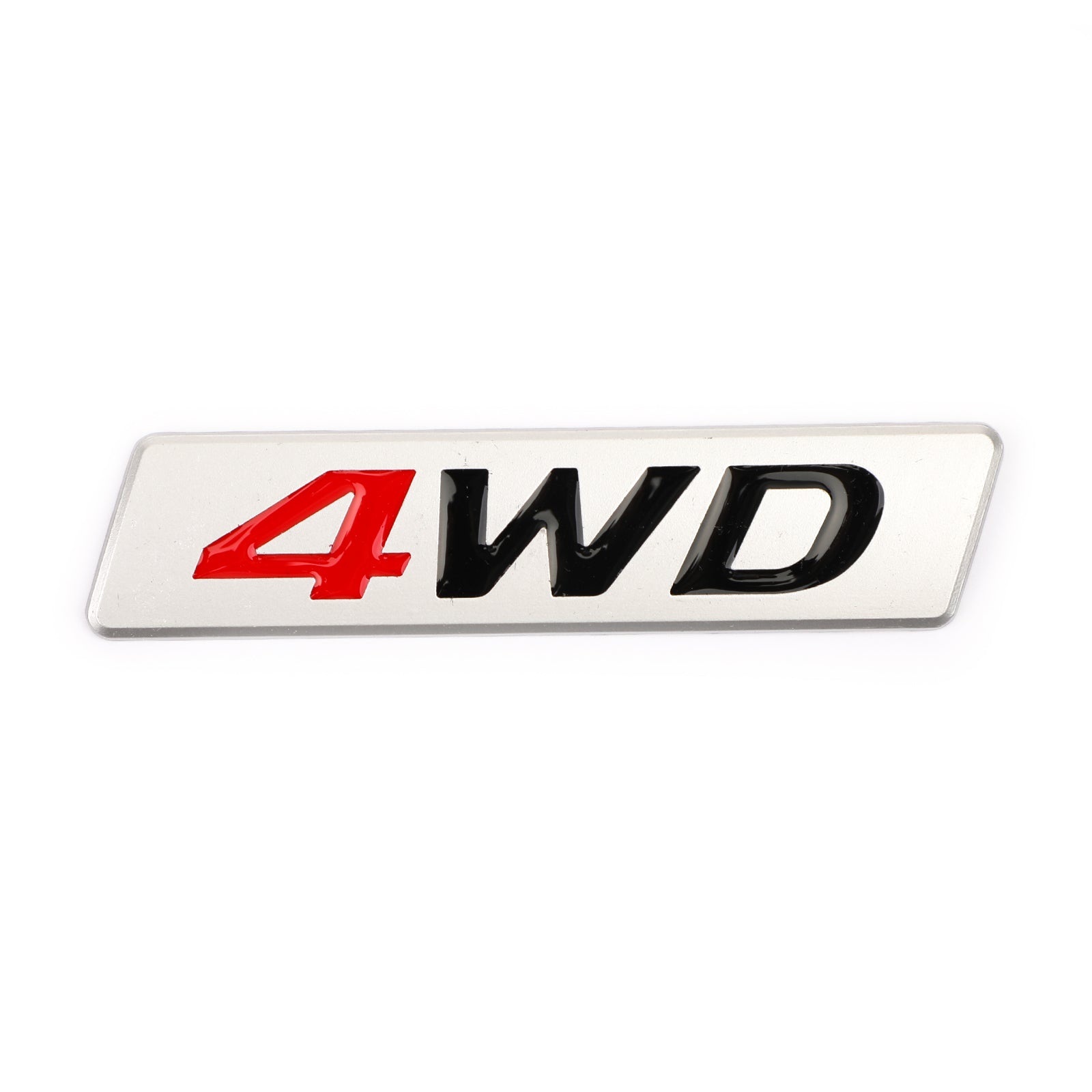 Nuevo Metal 4WD Emblem Car Fender Trunk Tailgate Badge Calcomanías Etiqueta 4WD 4X4 SUV Genérico