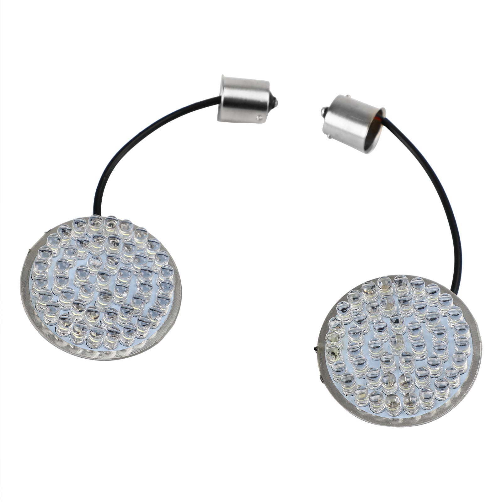 1156 Feux d'insertion de clignotants arrière à LED pour Dyna Touring Street Road Glide 883 Generic