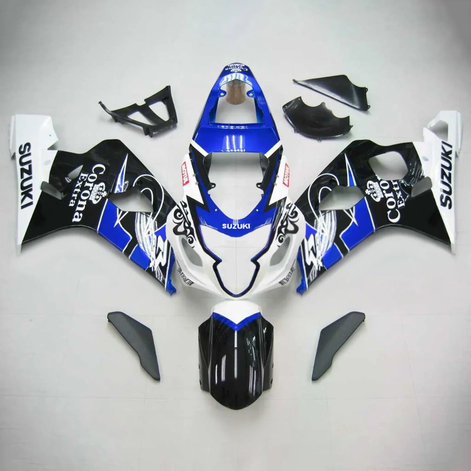 Amotopart Suzuki GSXR 600/750 2004-2005 Kit Carenatura Plastica ABS per Carrozzeria