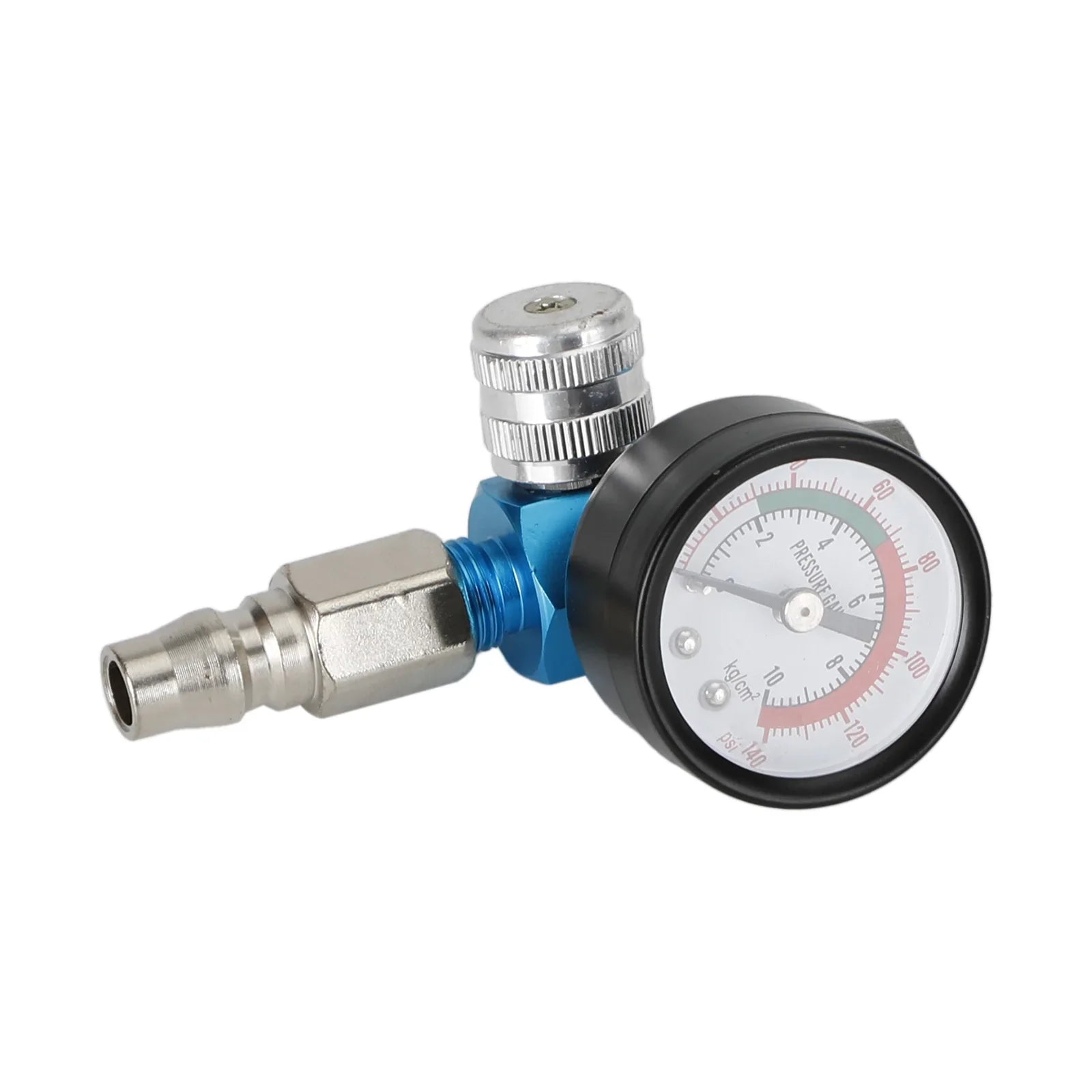 Outil de valve de régulateur d'air bleu Mini 1/4 "jauge de pressostat pour pistolet à peinture