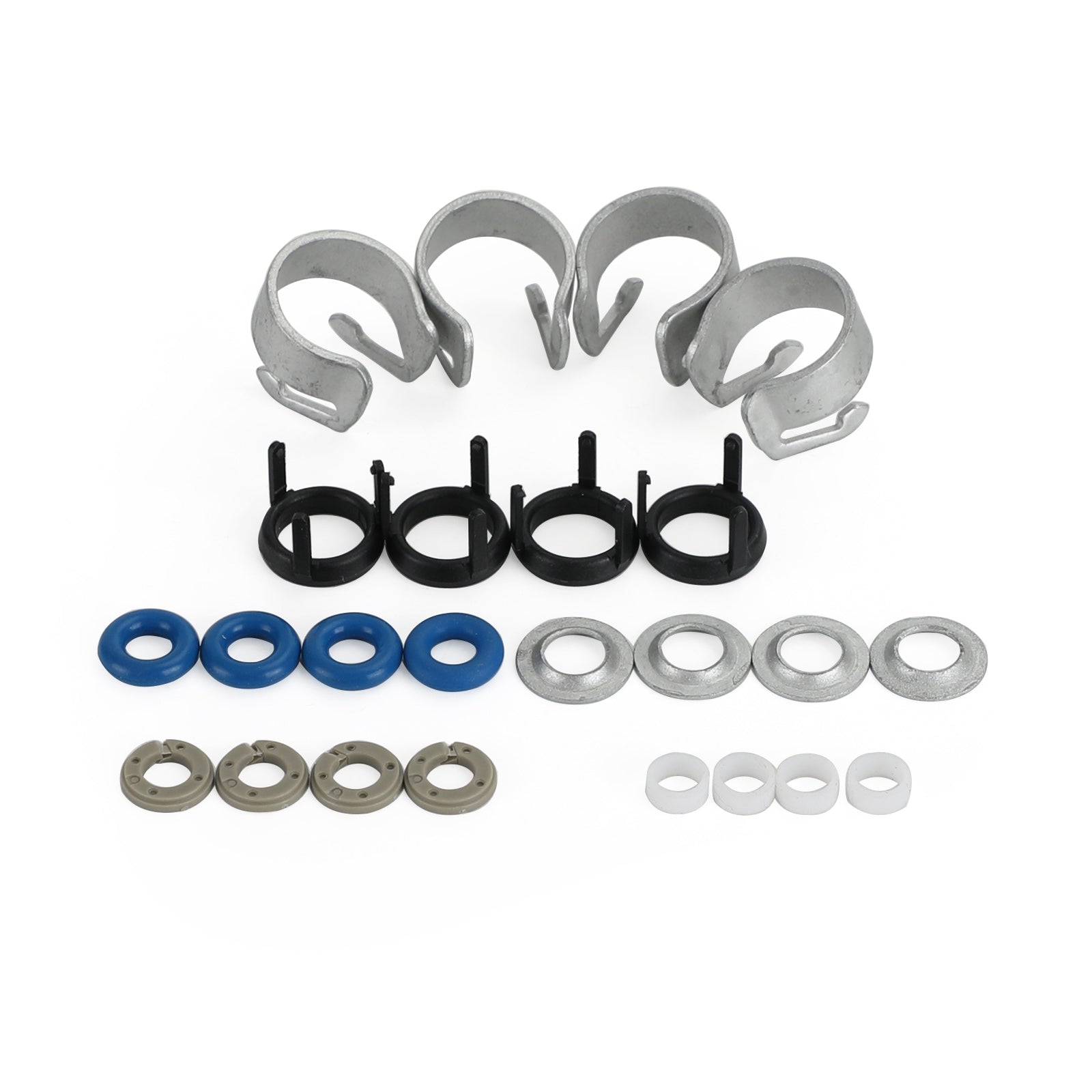 Kit di riparazione O-ring iniettori carburante 4 pezzi per Audi A3 A4 A5 A7 VW Jetta GTI generico