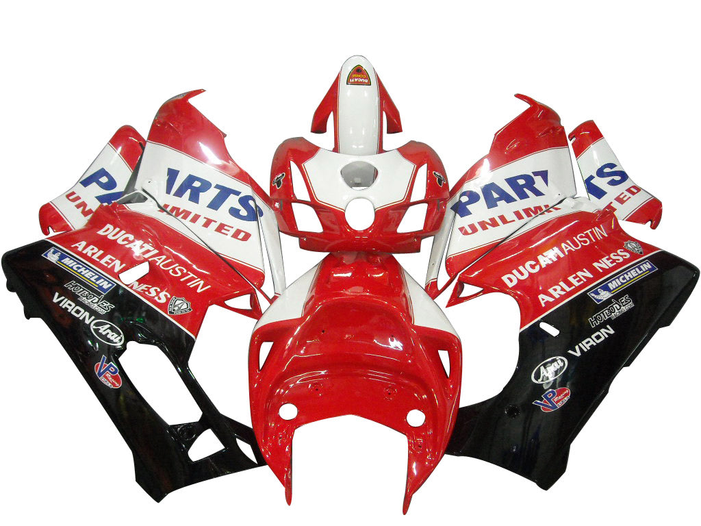 Carénages Amotopart pour 2003-2004 Ducati 999 Rouge et Noir Ducati Austin Generic