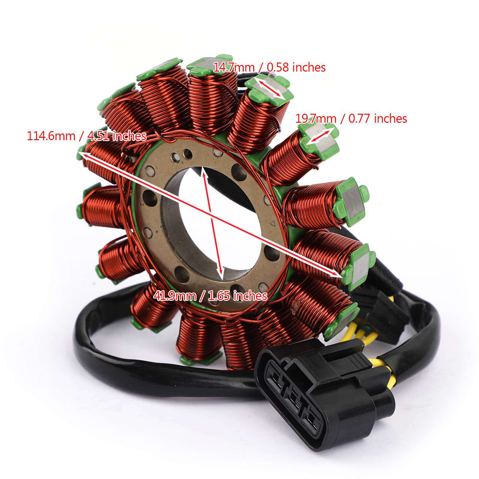 Areyourshop Stator Générateur Aimant Fit pour Ducati Multistrada 950 1260 2017 2018 2019