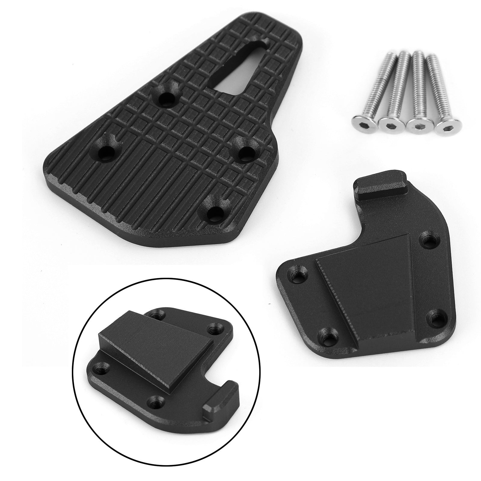 Almohadilla Ampliadora Extensión Pedal Freno Cnc Para Bmw F900R F 900 R 20-21 Genérico Plata