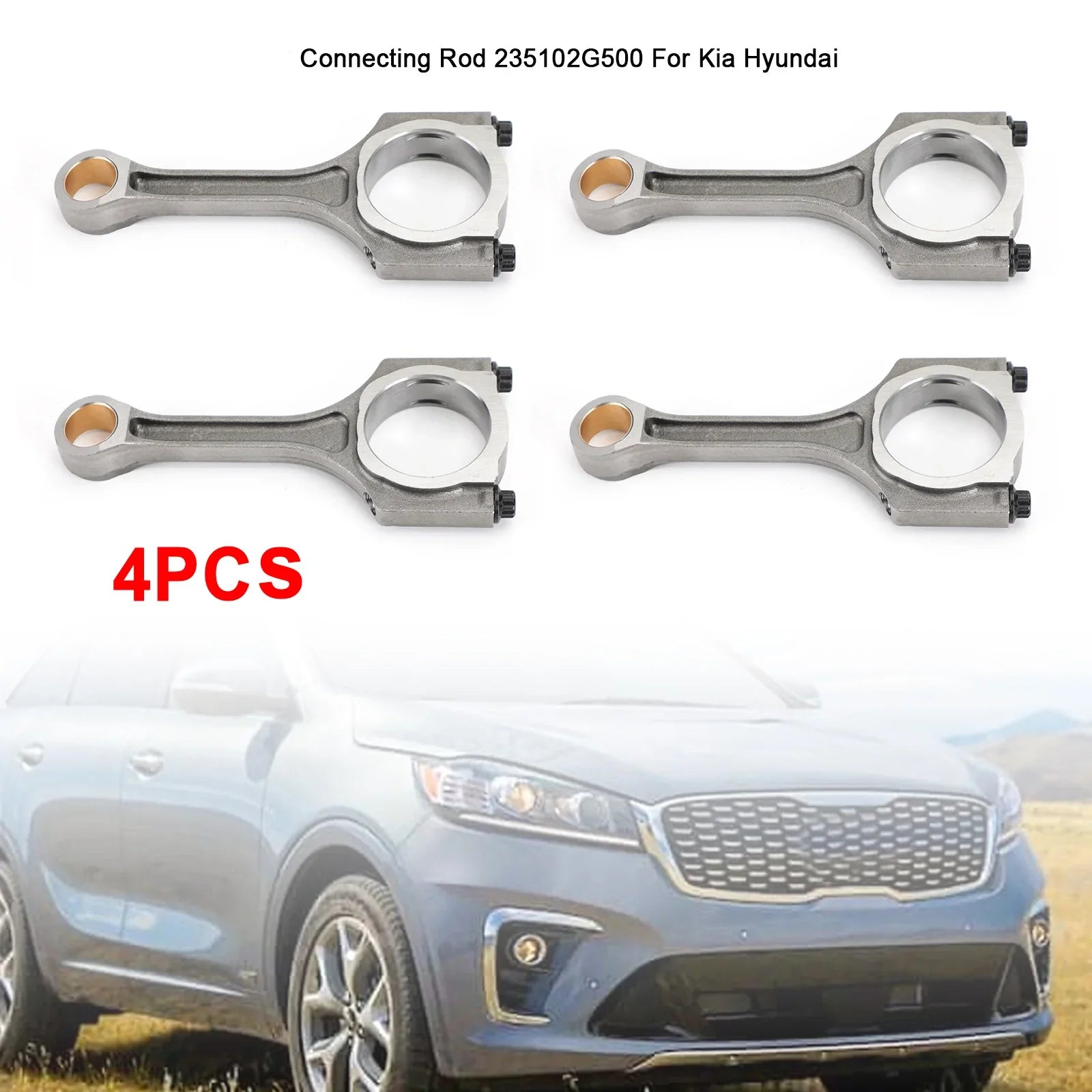 4 stuks Bielle 235102G500 voor Kia Sorento Sportage Hyundai Sonata 2011-2020 Generic