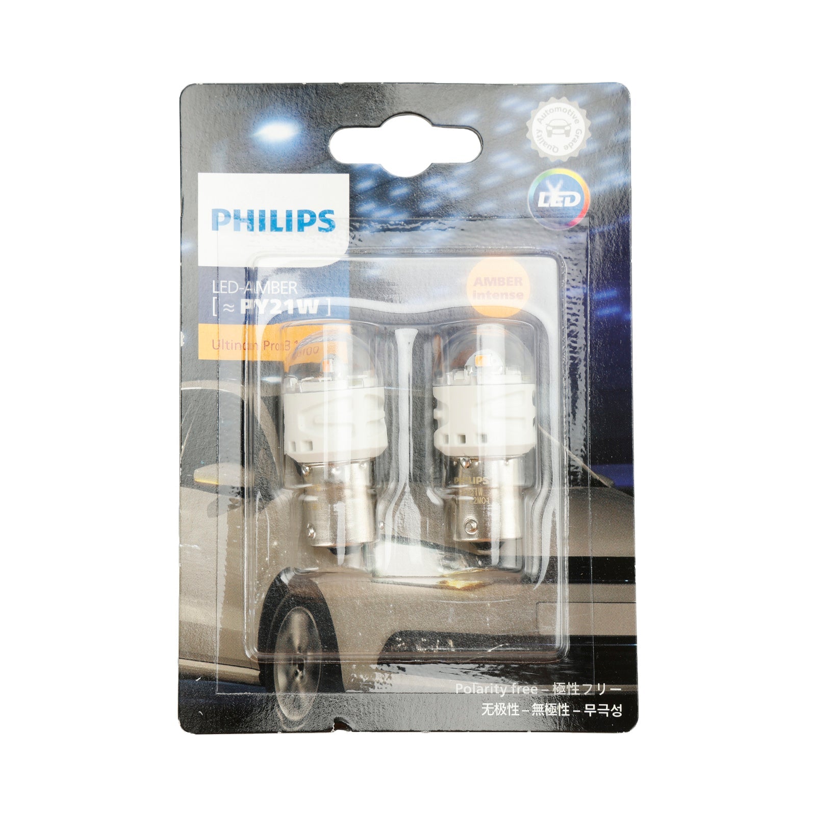 Pour Philips 11496AU31B2 Ultinon Pro3100 LED-AMBRE PY21W BAU15s 12V