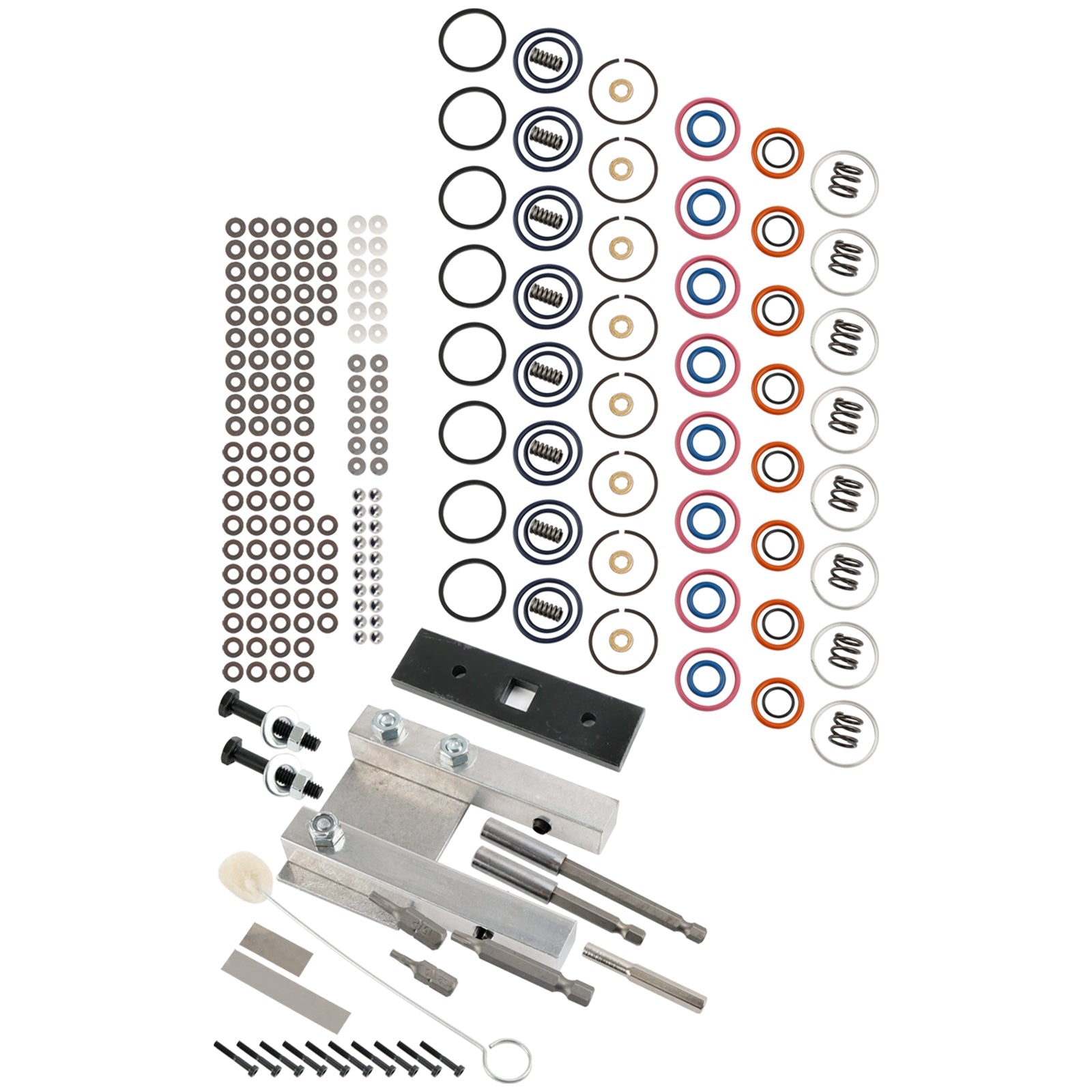 Kit de reconstruction d&#39;injecteur adapté à la course électrique de 7,3 l 94-03 avec pince à étau et outils à ressort