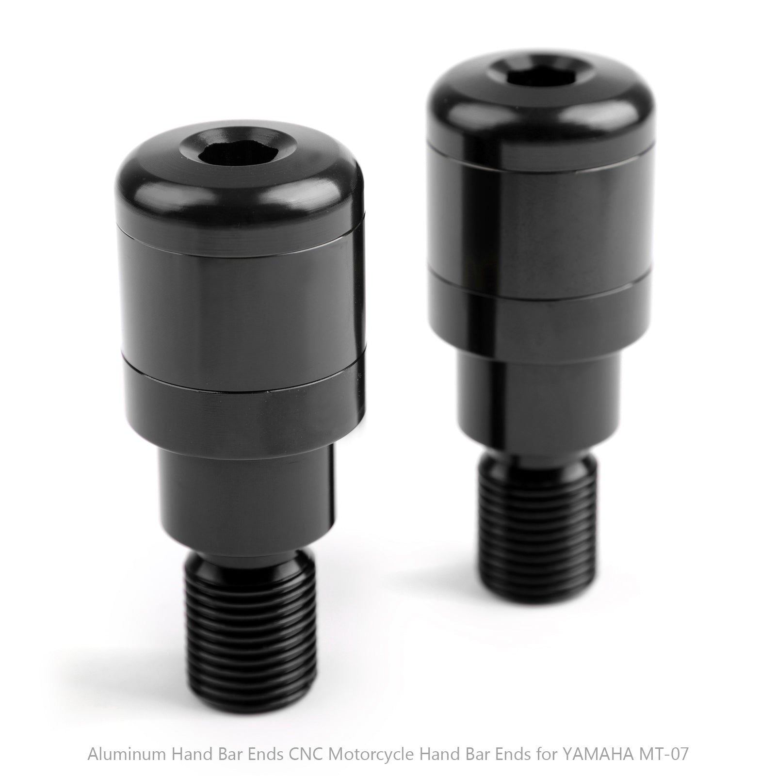Embout de guidon de moto 7/8 "bouchons curseur billette pour Yamaha MT-07 MT-09 MT-10 générique