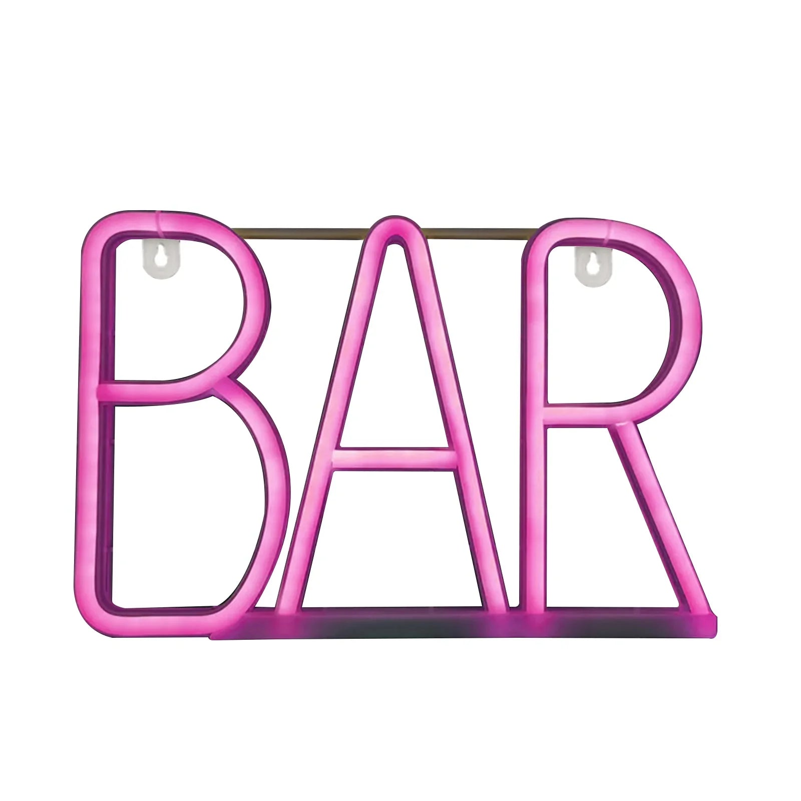 BAR LED Insegna al neon Luci da comodino Lampada da notte per bambini Camera dei bambini alimentata tramite USB