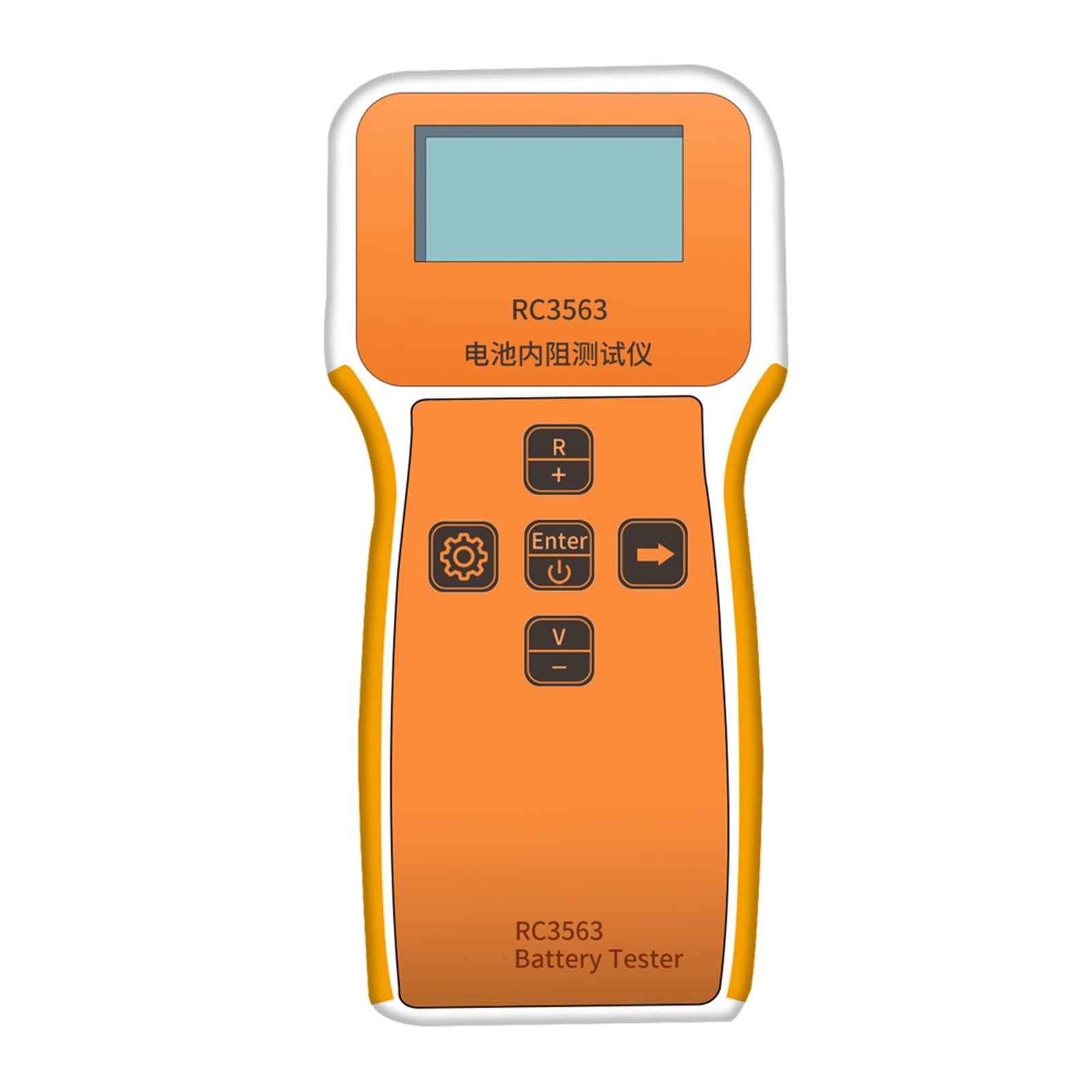 Medidor de voltaje de batería RC3563 Detector de probador de voltaje de resistencia interna