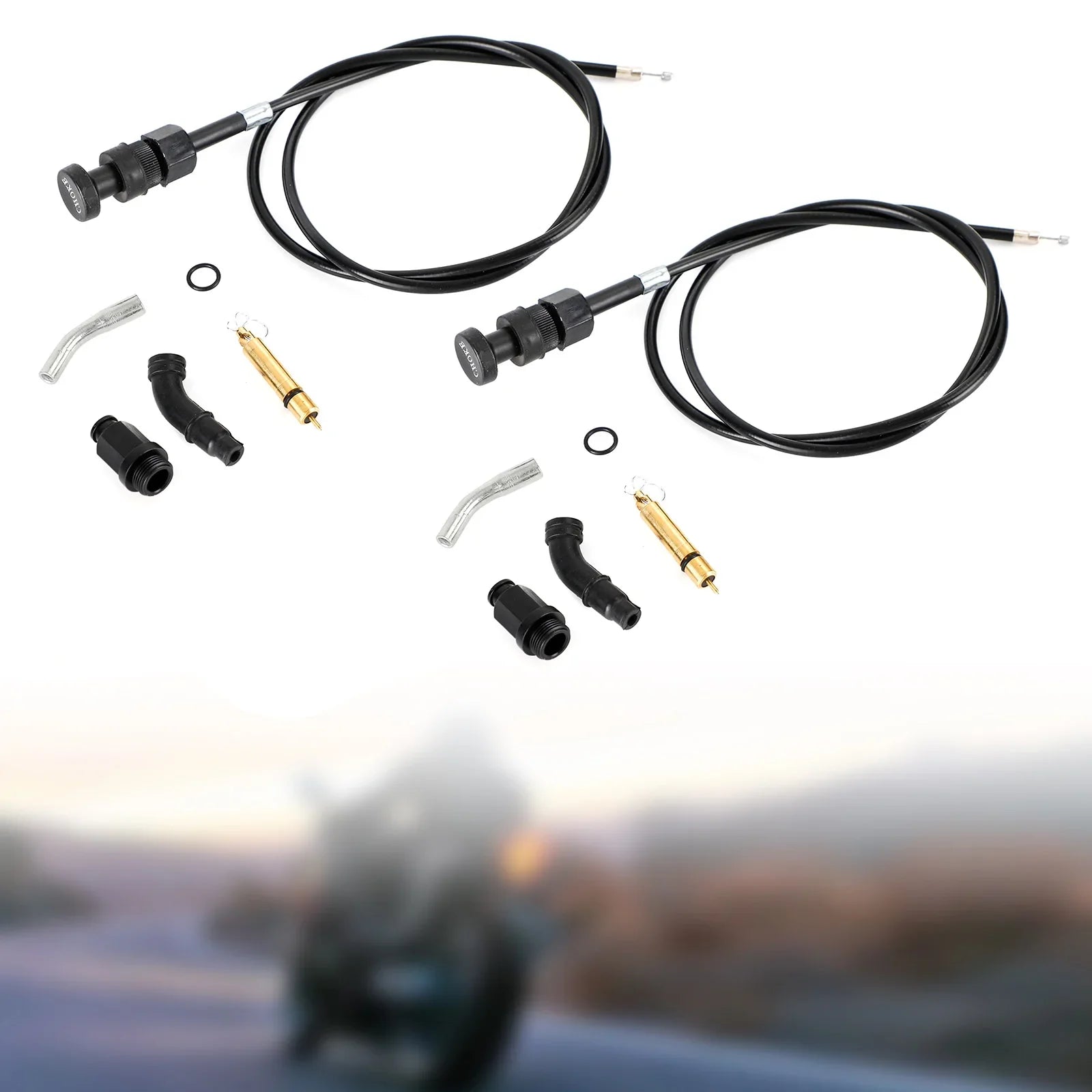 2x Kit de pistón de Cable de estrangulador de carburador para Honda Rancher TRX350 FM TM 00-06 genérico