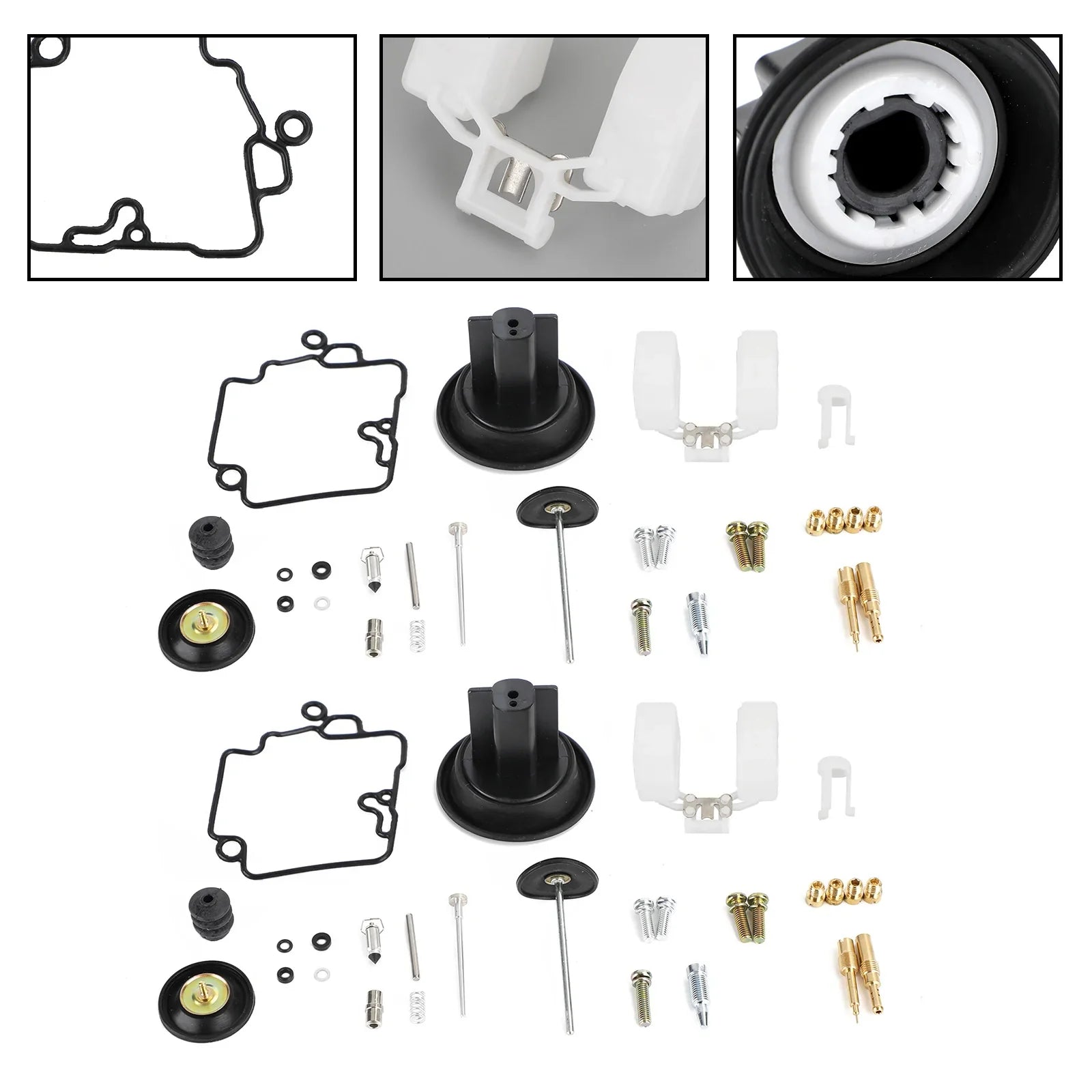 Kit de reconstruction de carburateur 2X pompe d'accélération adaptée pour KT CVK24 Scooter Racing générique