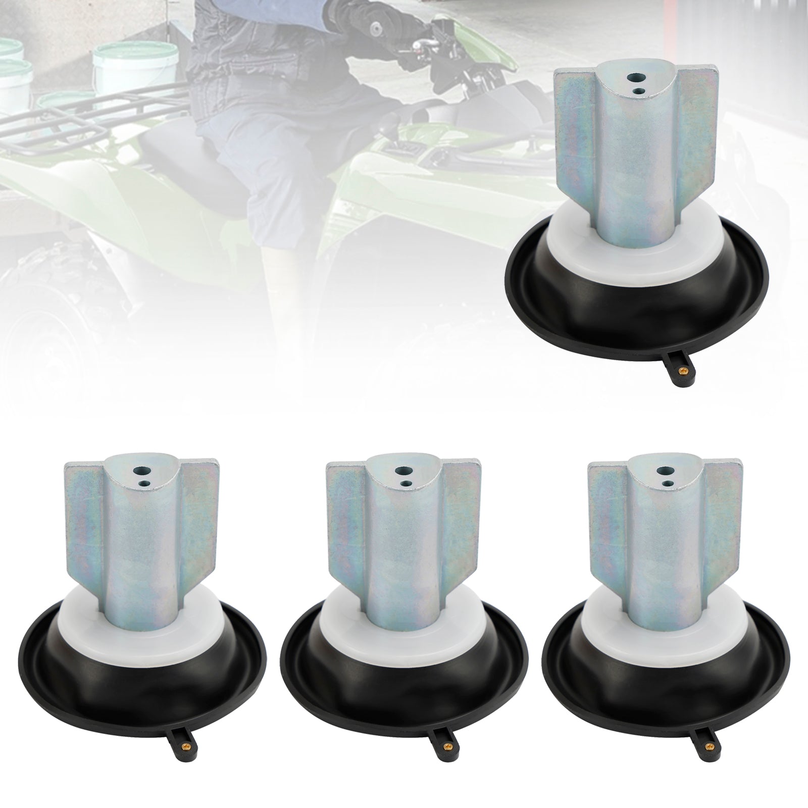 4X membrana tłokowa gaźnika pasująca do Kawasaki PRAIRIE 700 KVF650 KVF700
