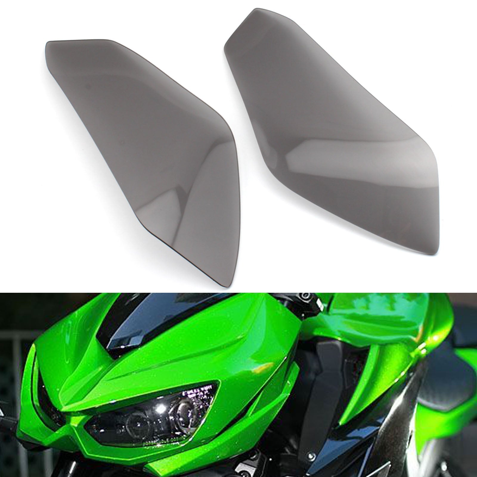 Cubierta de protección de lente de faro delantero para Honda Cbr1000Rr 2017-2020, humo genérico