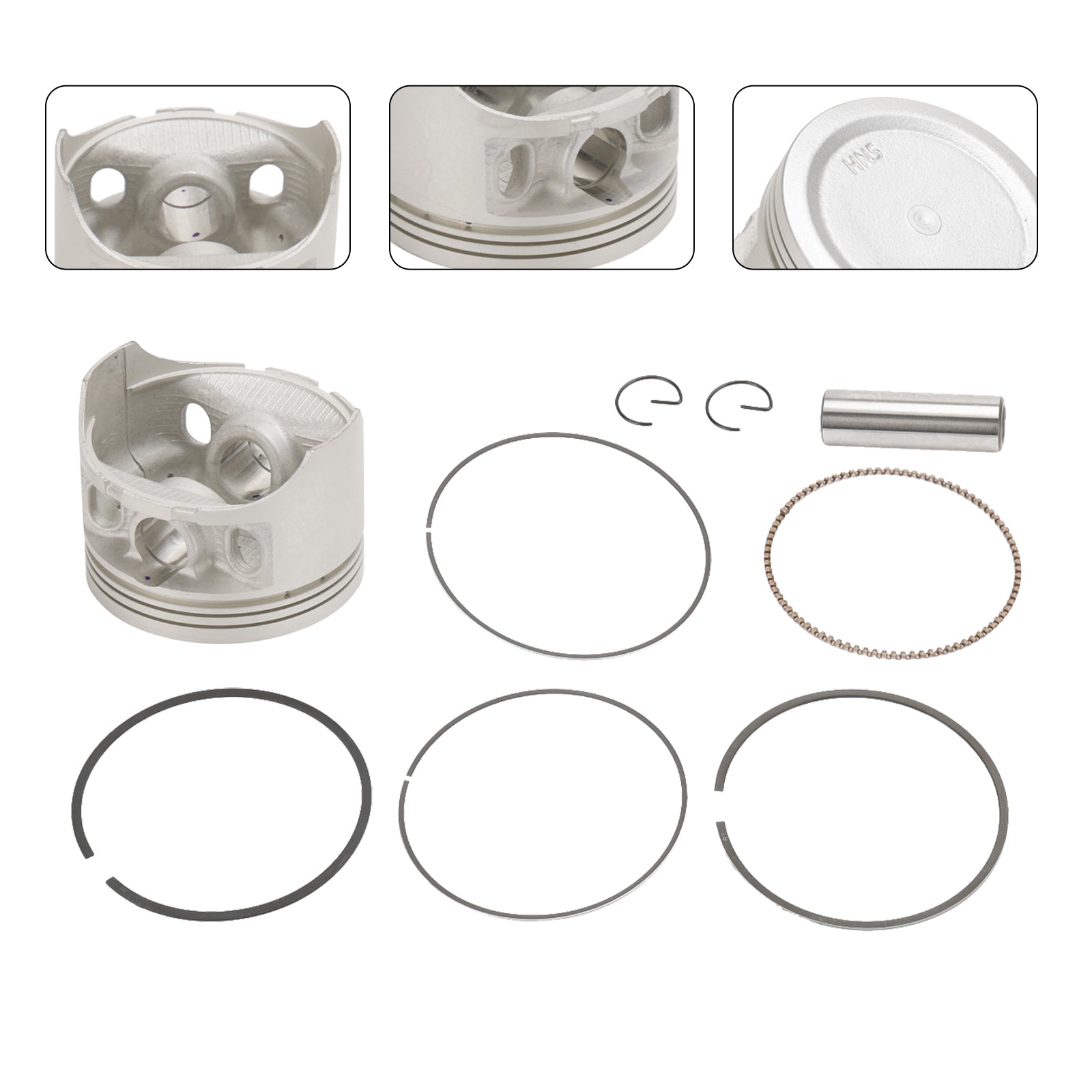 Kit de piston de moteur Honda Rancher Trx350Fe Te 2000-2006, alésage standard 78,5 mm