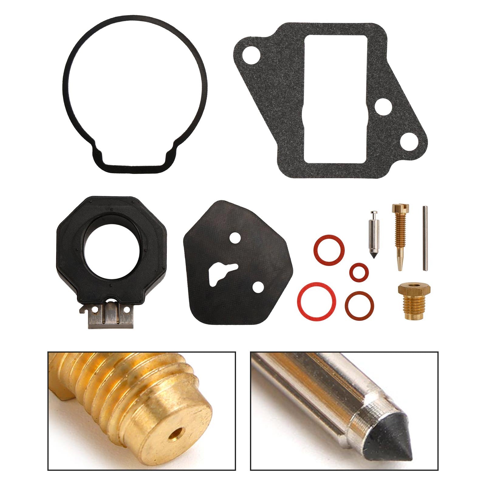 Kit de reconstrucción de carburador apto para Yamaha 9.9HP 15HP 6E7-W0093-01 6E7-W0093-02