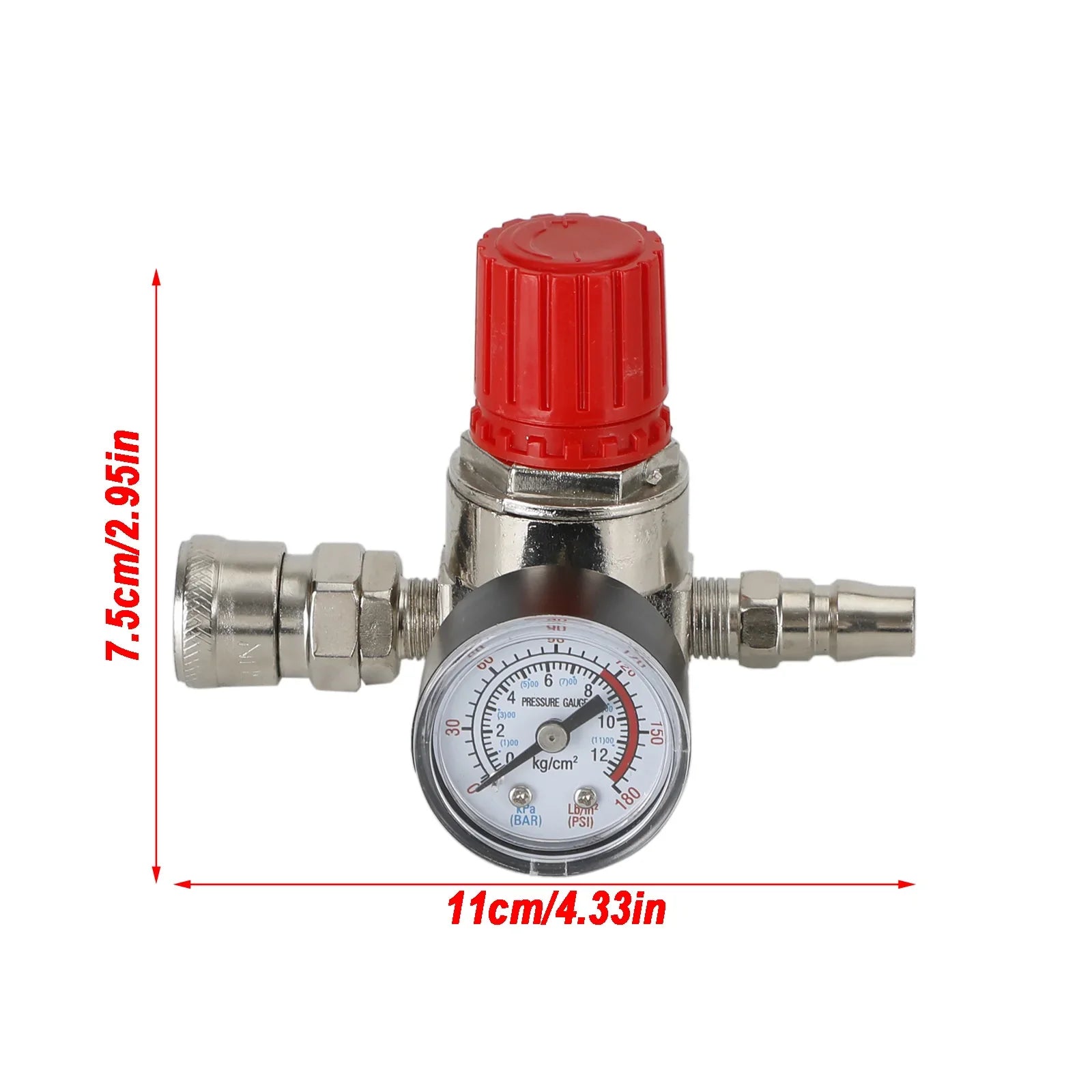 Compresseur d'air 1/4" Régulateur Manomètre Commutateur Valve Control 175 Psi