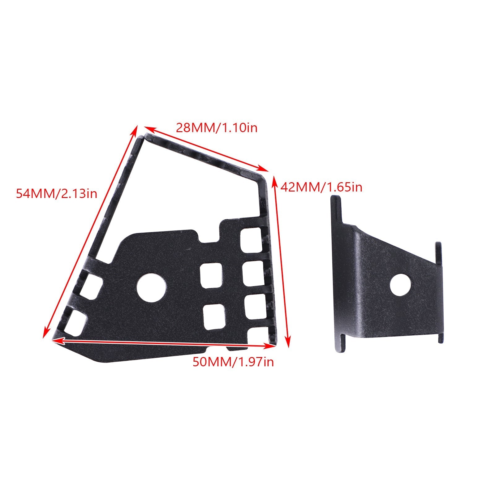 Estensione pedale freno Allarga per Bmw R1200Gs F800Gs Adv F700 F650Gs Argento Generico