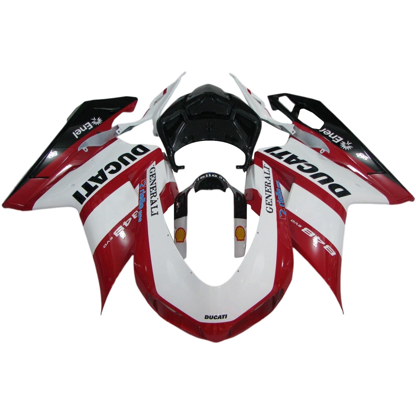 Ducati 1098 1198 848 2007-2011 Kit de carenado de carrocería ABS