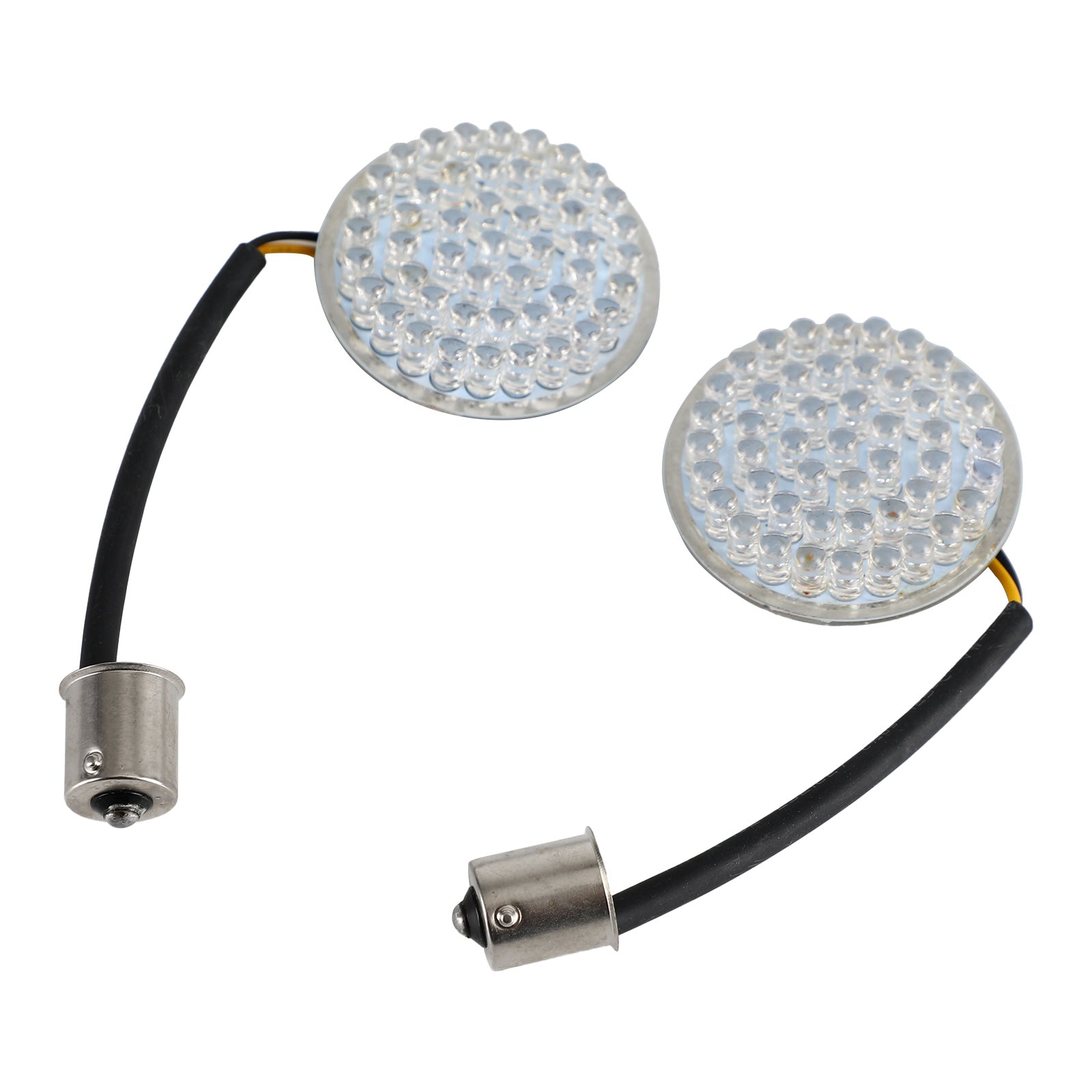 1156 Feux d'insertion de clignotants arrière à LED pour Dyna Touring Street Road Glide 883 Generic