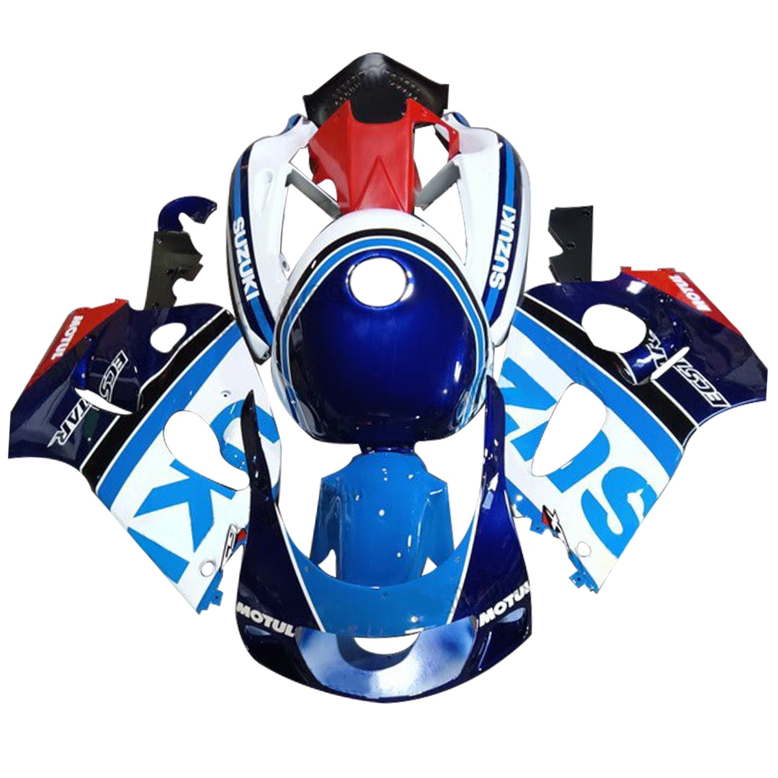 Amotopart Suzuki GSXR600 1996-2000 GSXR750 1996-1999 Kit de carenado de carrocería